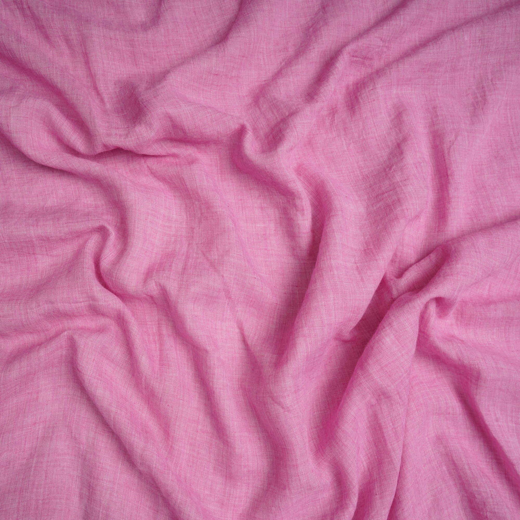 (Pre-Cut 1.70 Mtr)Begonia Pink Plain Polyester Cotton Fabric