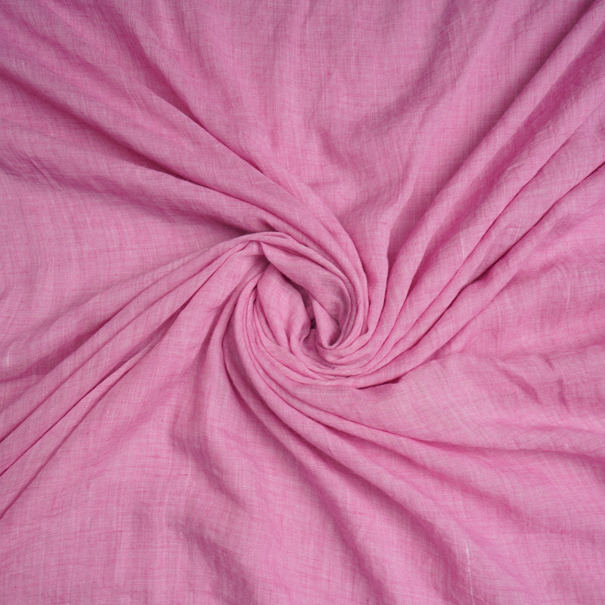 (Pre-Cut 1.70 Mtr)Begonia Pink Plain Polyester Cotton Fabric