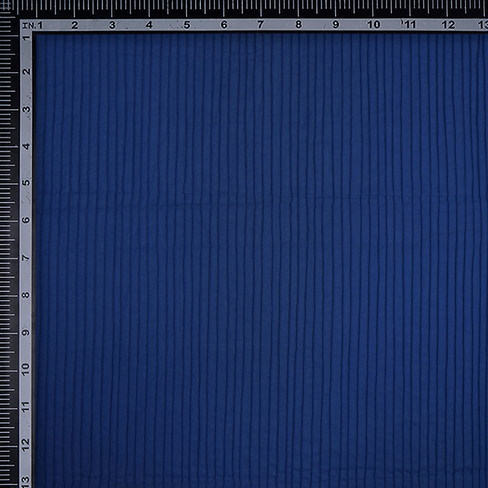 (Pre-Cut 0.90 Mtr)Nebulas Blue Pintuck Pattern High Twist Cotton Voile Fabric
