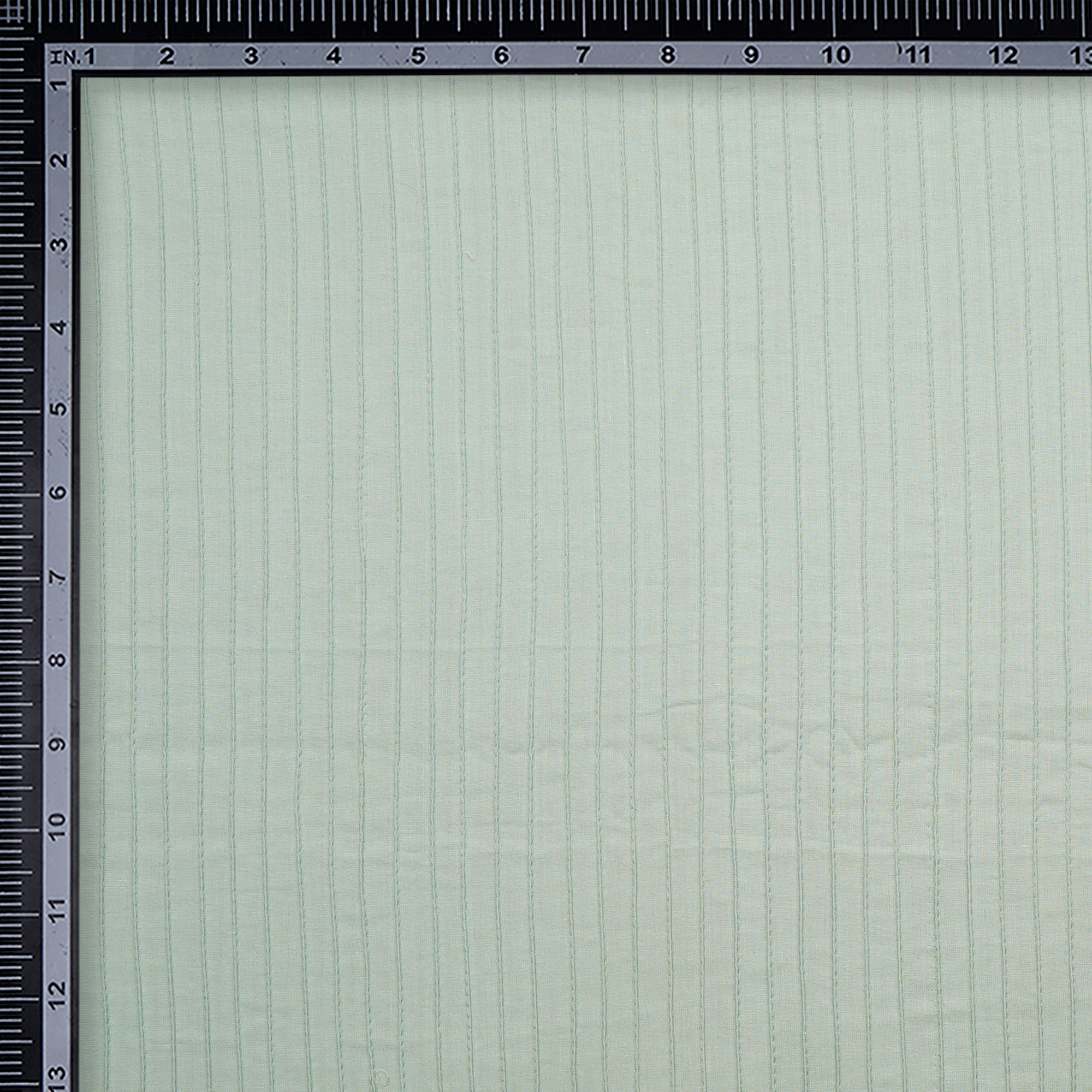 (Pre-Cut 3.00 Mtr)Aqua Island Pintuck Pattern High Twist Cotton Voile Fabric