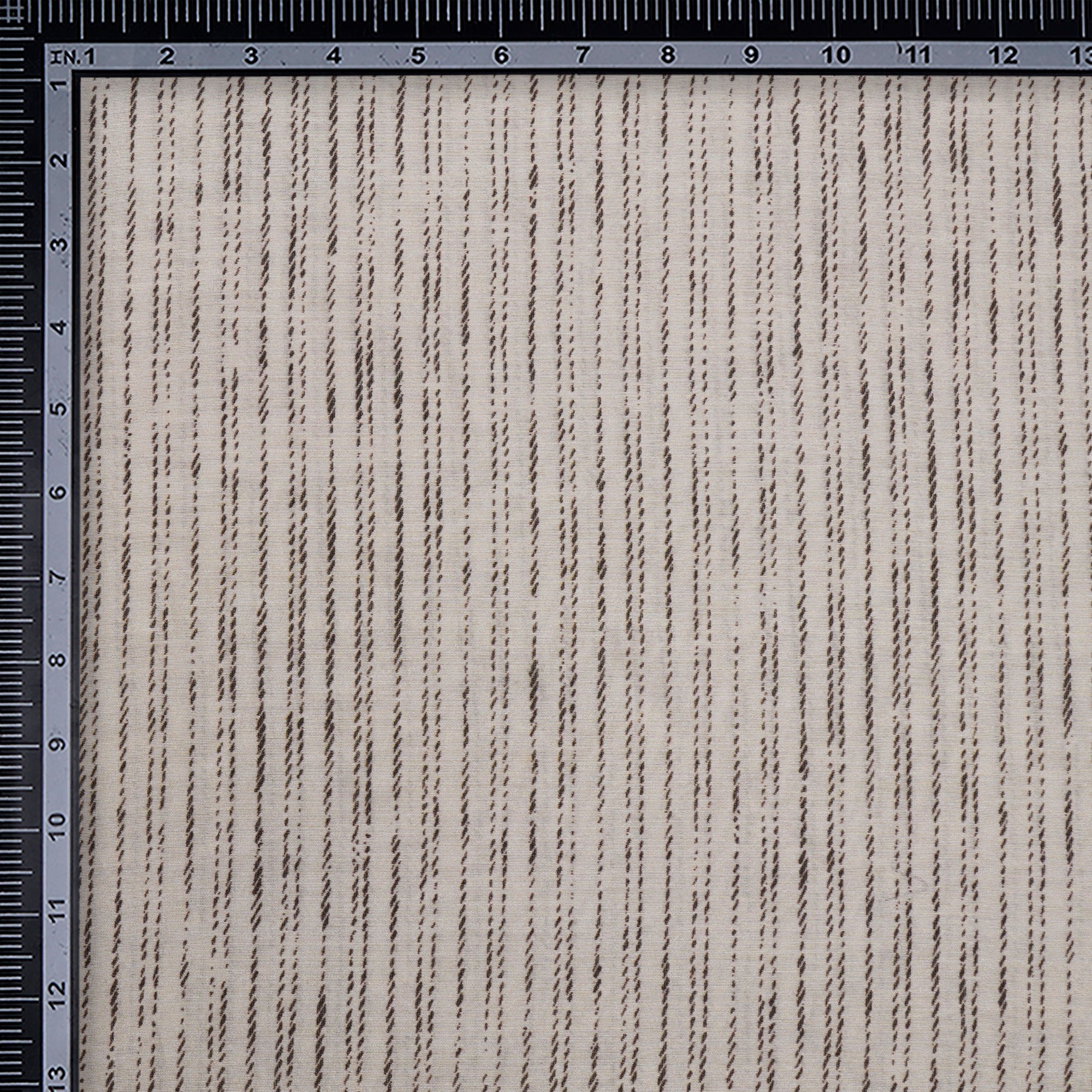 (Pre-Cut 2.80Mtr)Beige Color Digital Printed Chanderi Fabric
