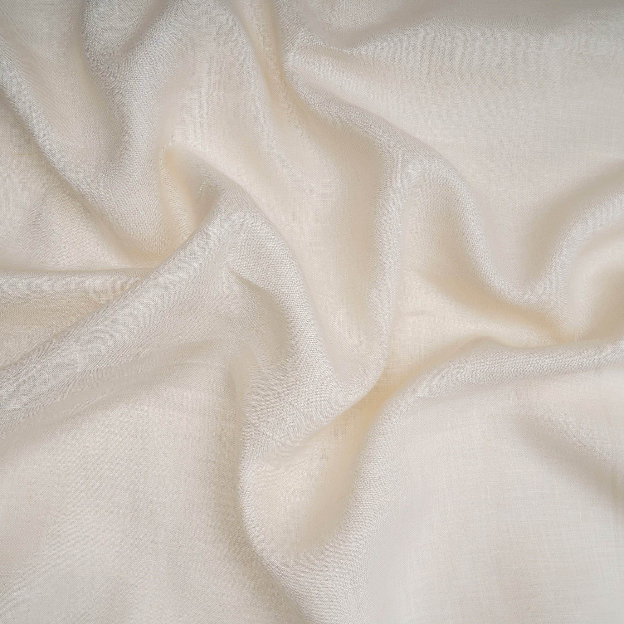 Off-White Dyeable Premium 60's Lee Plain Linen Fabric