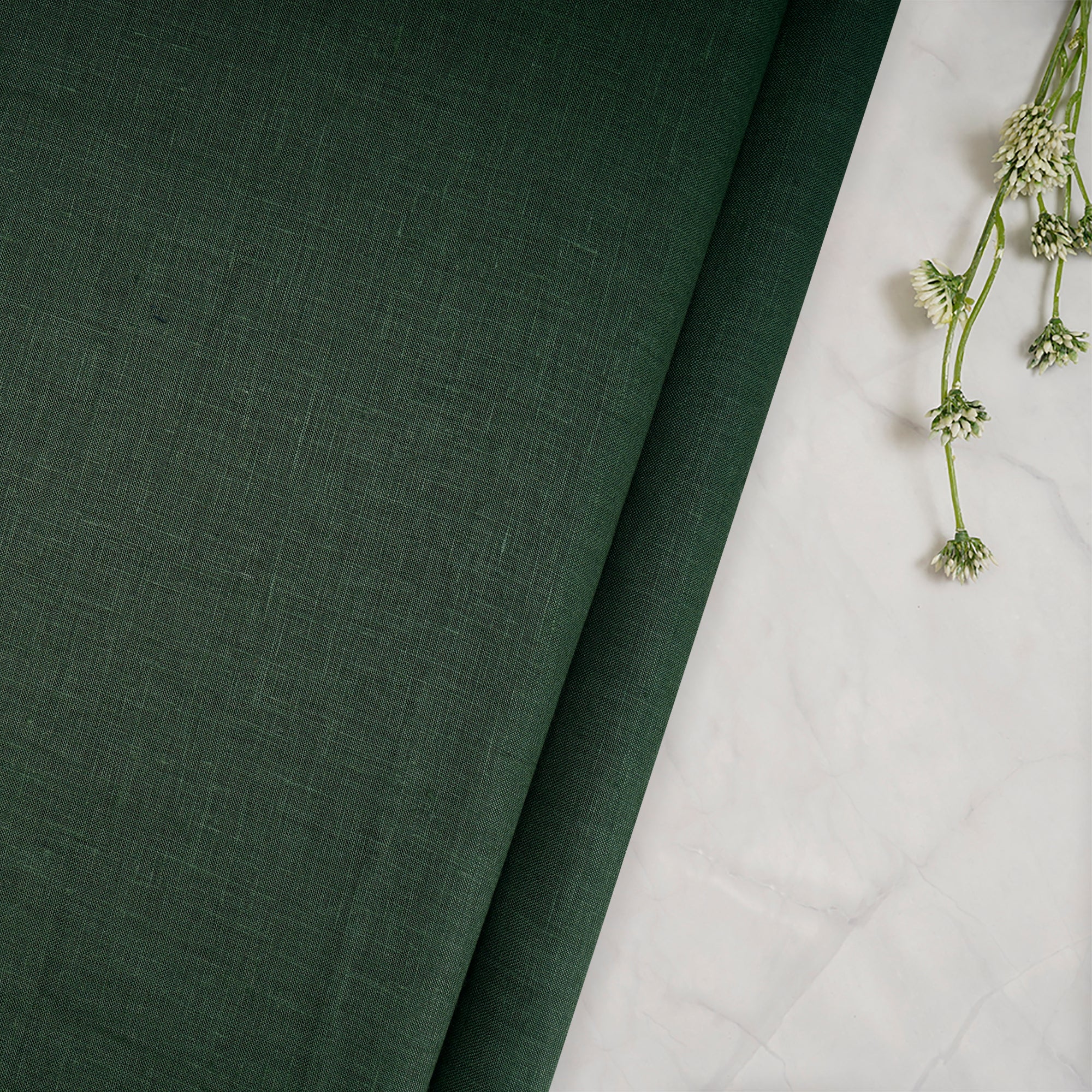 Forest Elf Premium 60's Lee Plain Linen Fabric