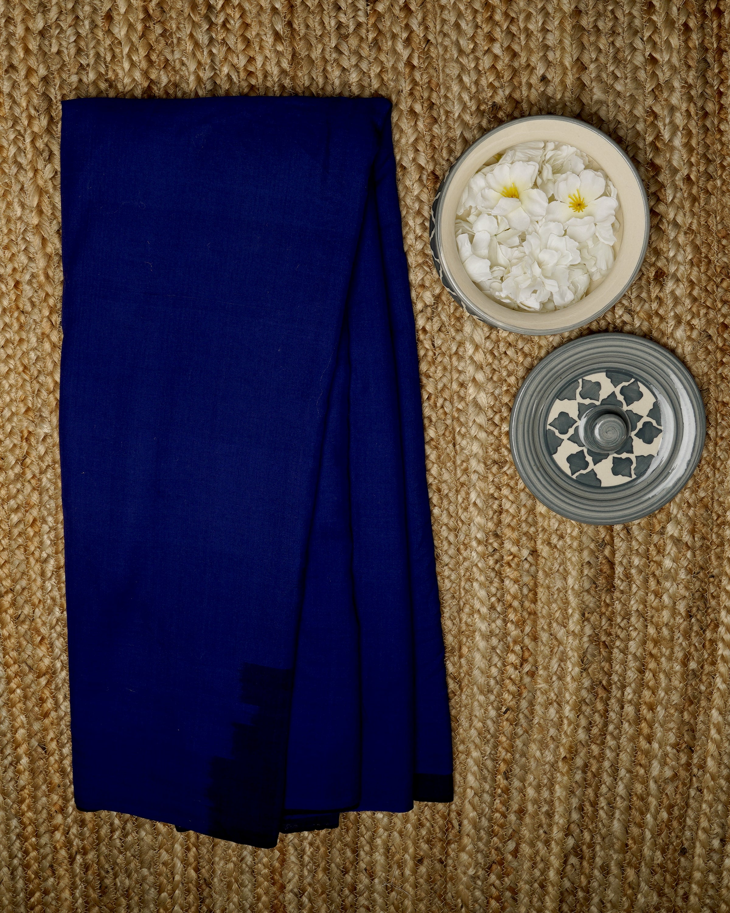 Voilet Color Woven Cotton Silk Saree