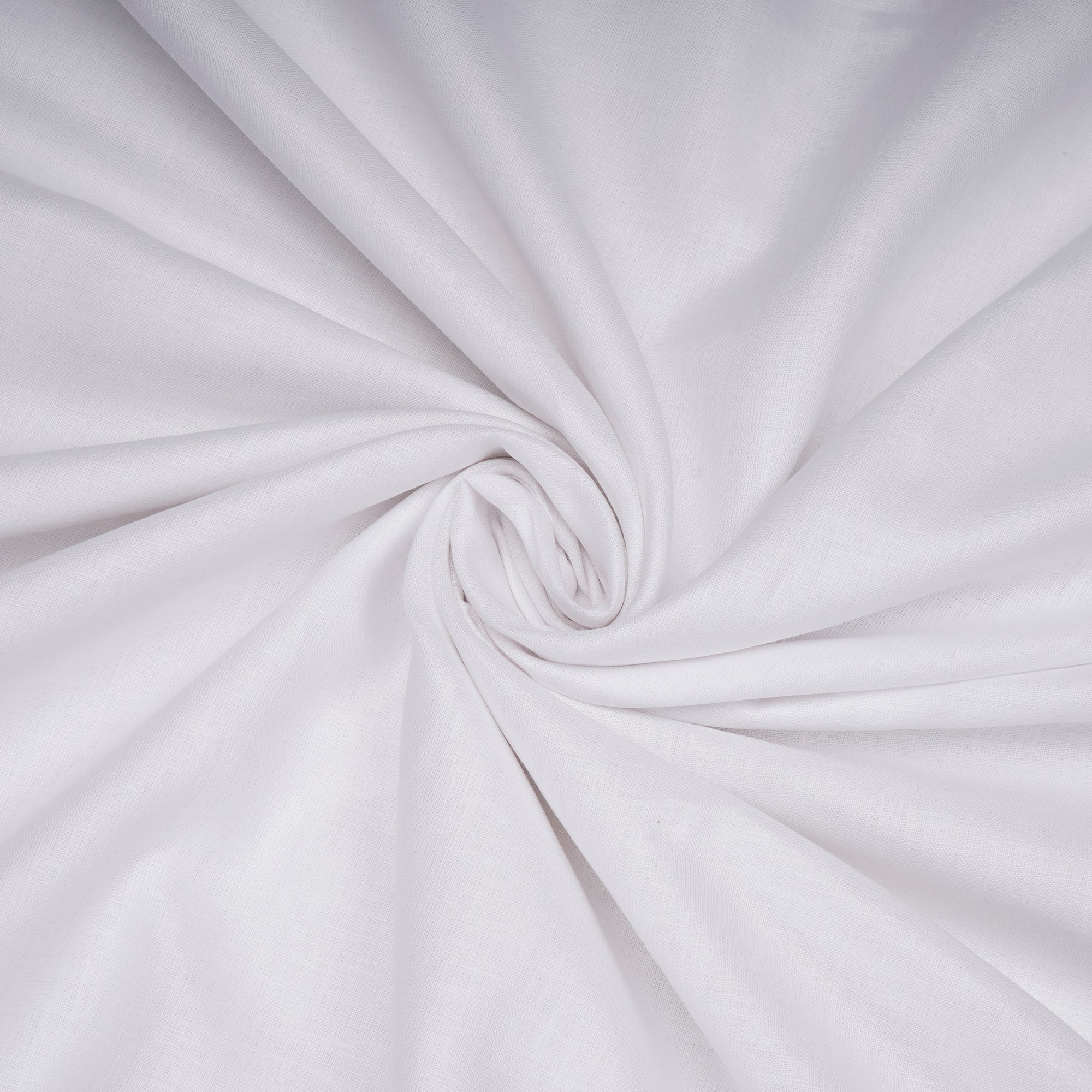 White Color 60 Lee Fine Linen Fabric