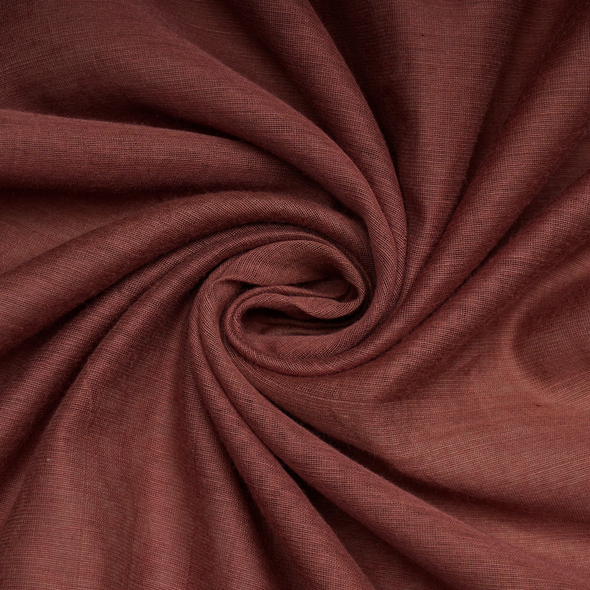 Light Brown Dyed Plain Chanderi Fabric