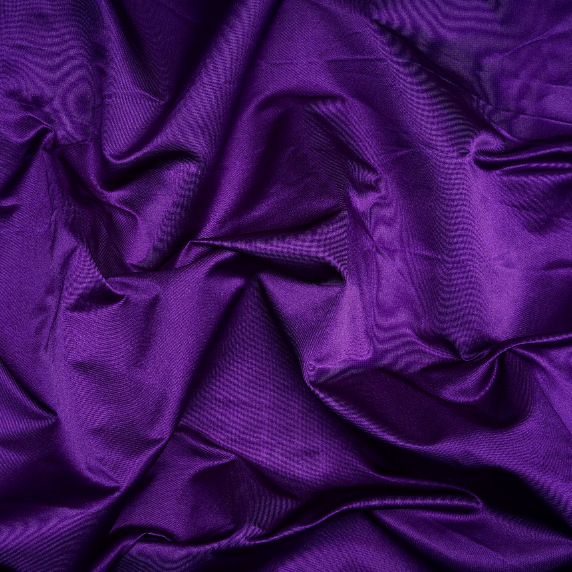 Purple Color Polyester Satin Fabric