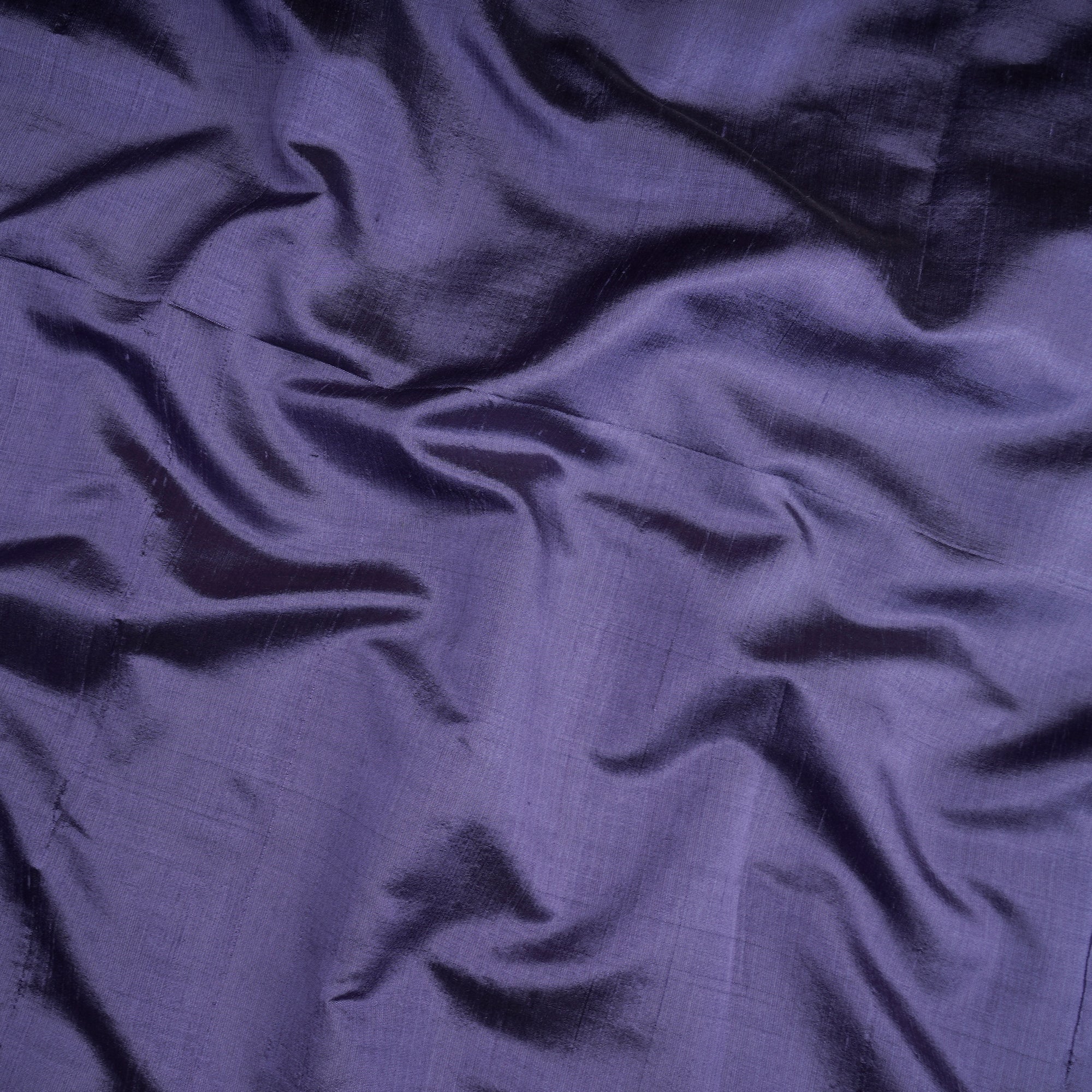 Purple Color Kora Dupion Silk Fabric