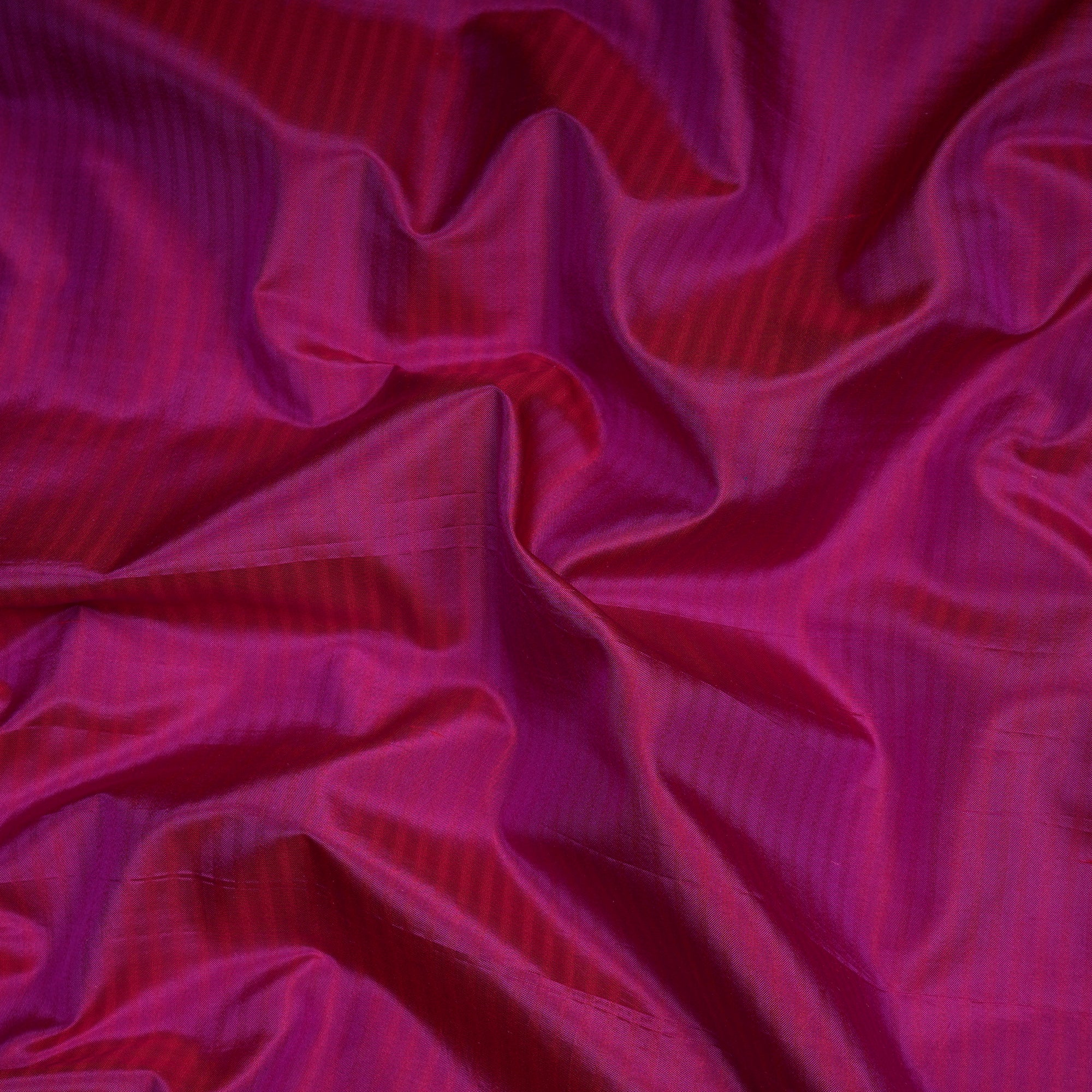 Rani Pink Stripe Pattern Pure Taffetta Silk Fabrics