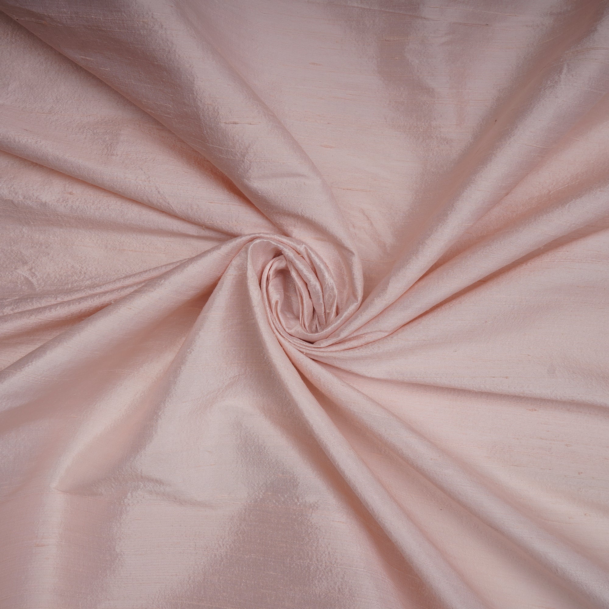 Silver Peony 130 GLM Pure Indian Dupion Silk Fabric