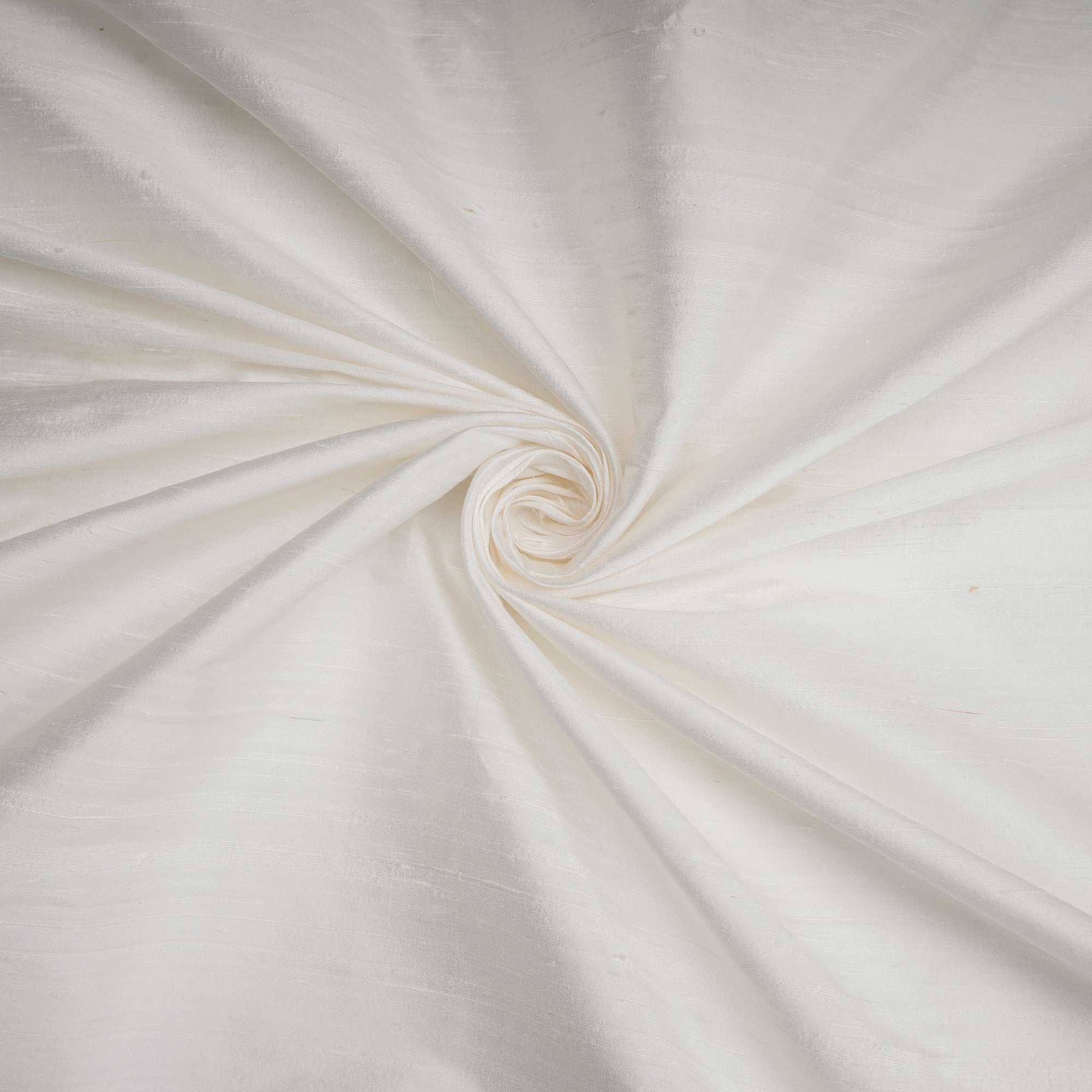 White Color 95 GLM Indian Dupion (Raw) Silk Dyeable Fabric