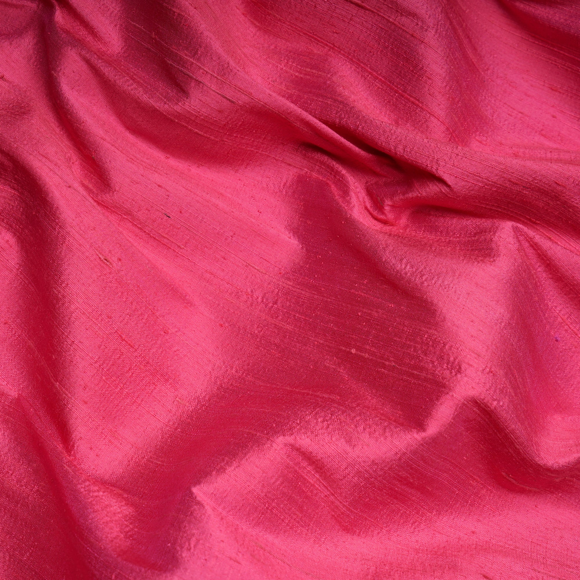 Frusiea Pink Handwoven Heavy Dupion (Raw) Silk Fabric