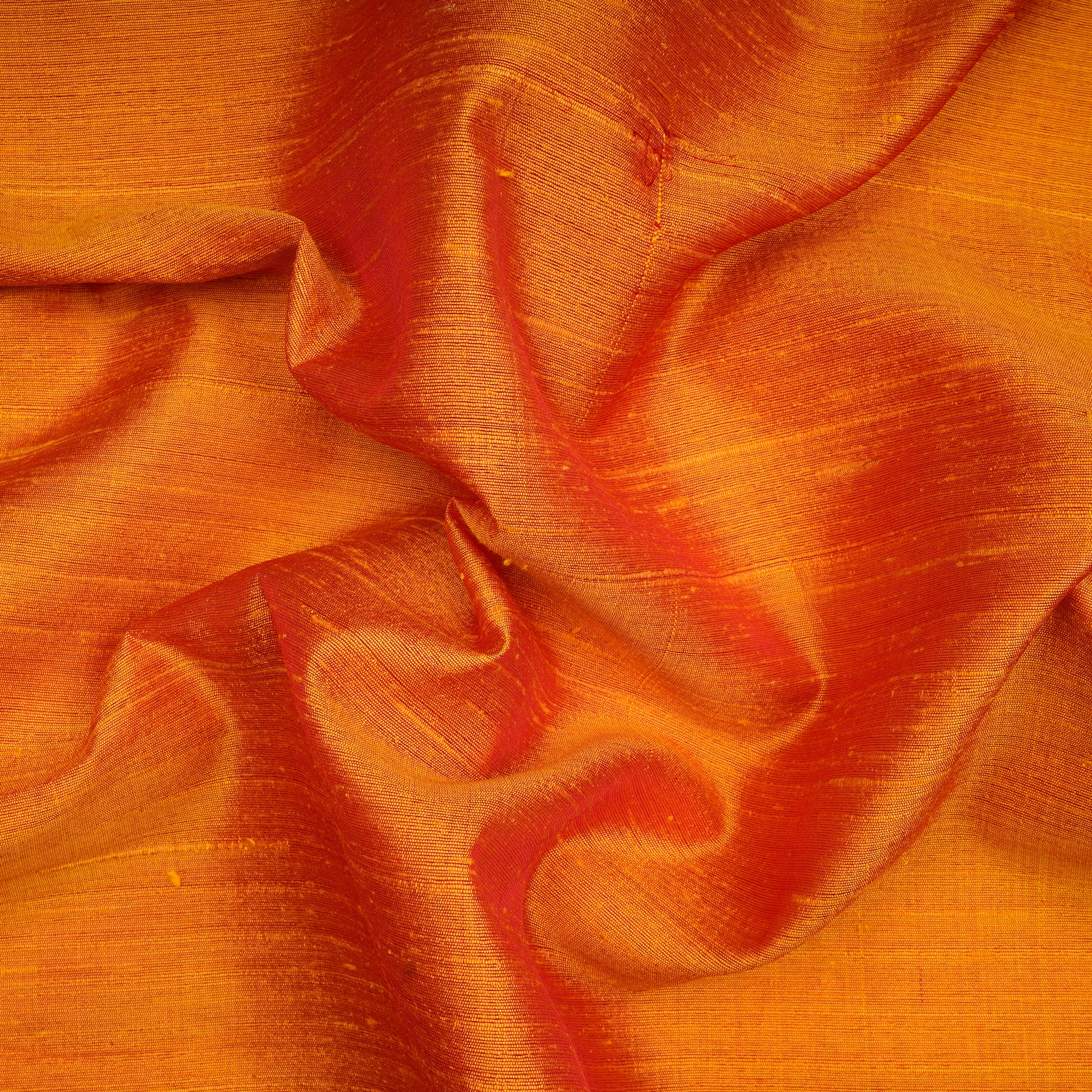 Mustard Plain Dupion Silk Fabric