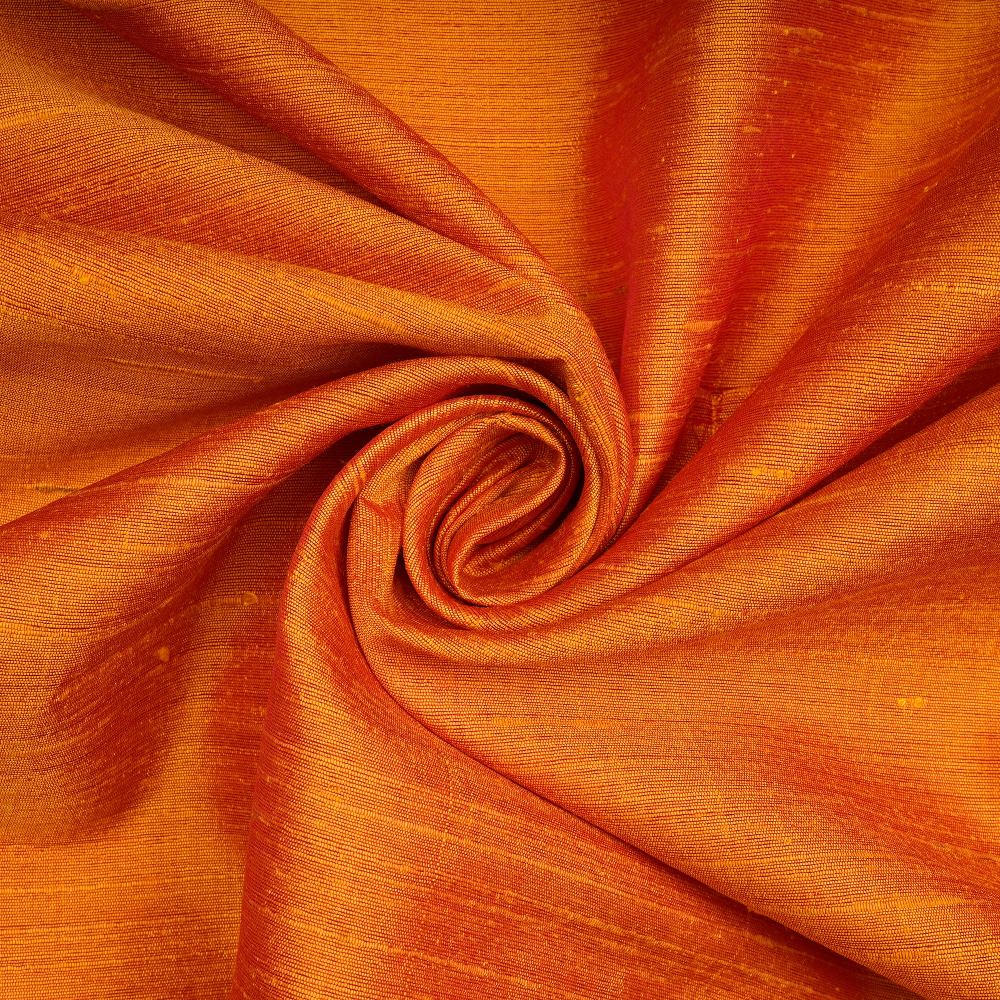 Mustard Plain Dupion Silk Fabric