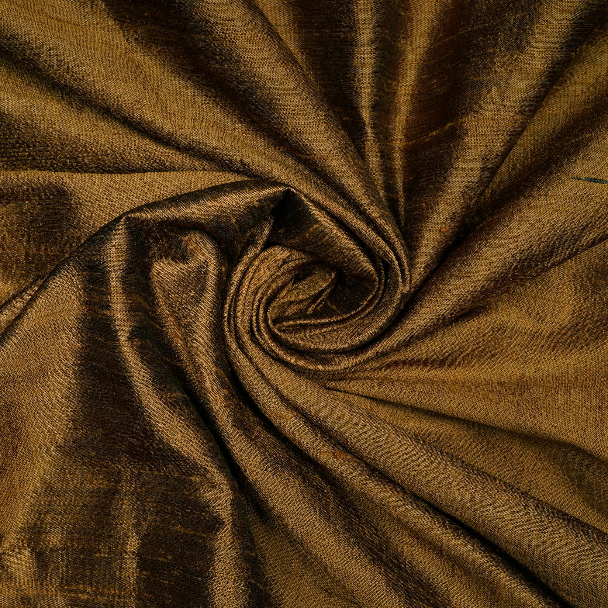 Nugget Golden Color Dupion Silk Fabric