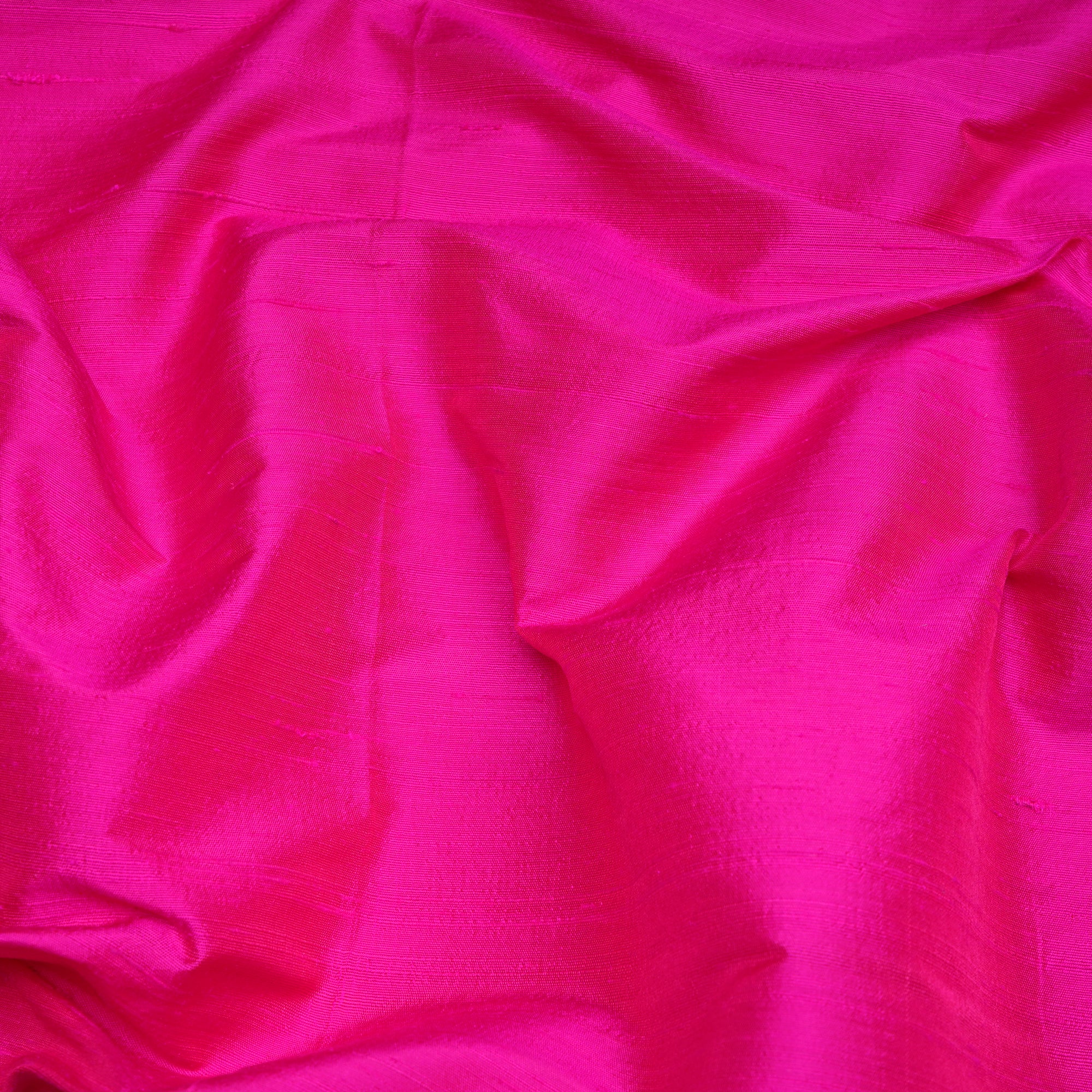 Cerise Fuchsia Pink Silky satin fabric 150 cm Width