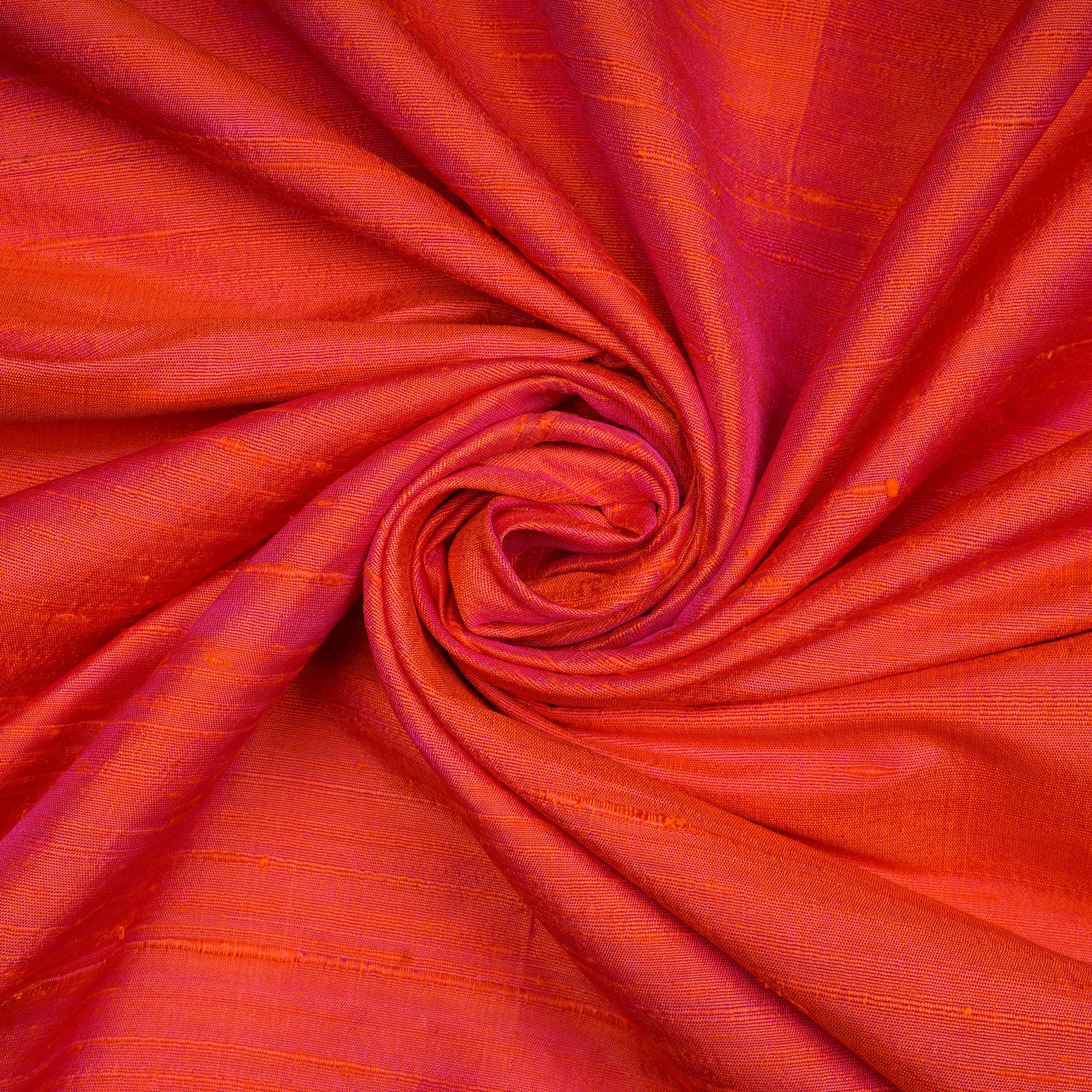 Pink Dyed Dupion (Raw) Silk Fabric