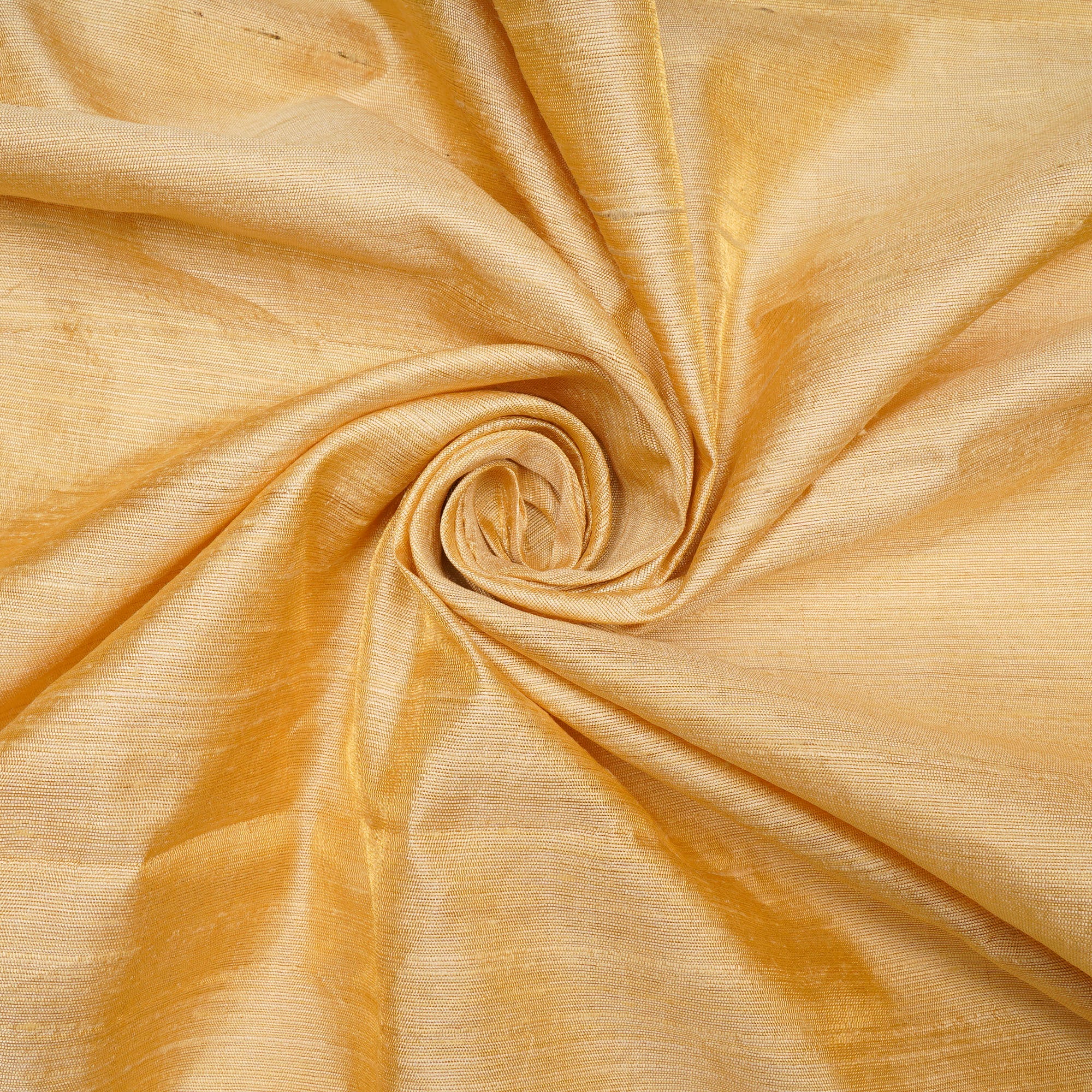 Golden Color Dupion Tissue Silk Fabric