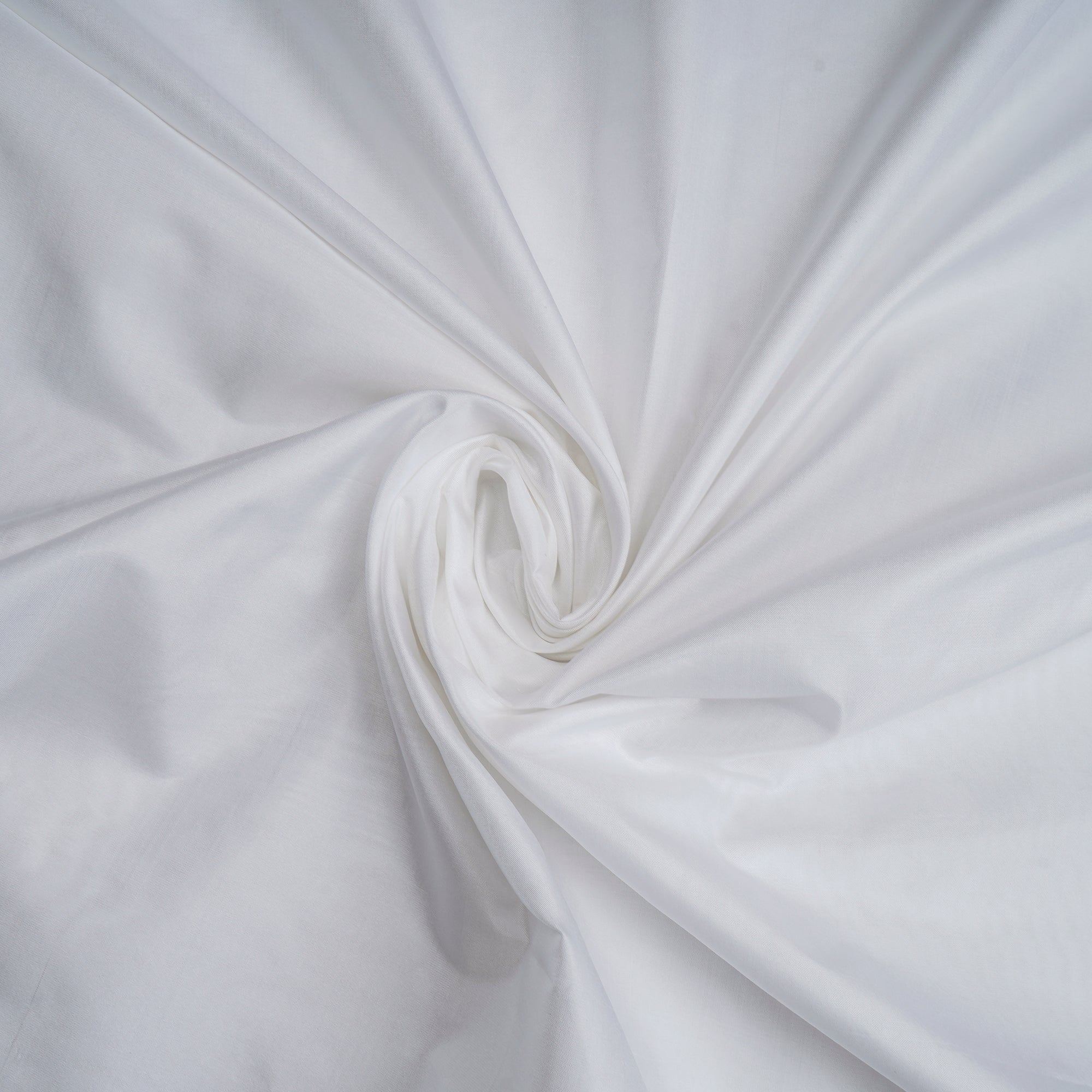 White Color Bangalore Silk Dyeable Fabric