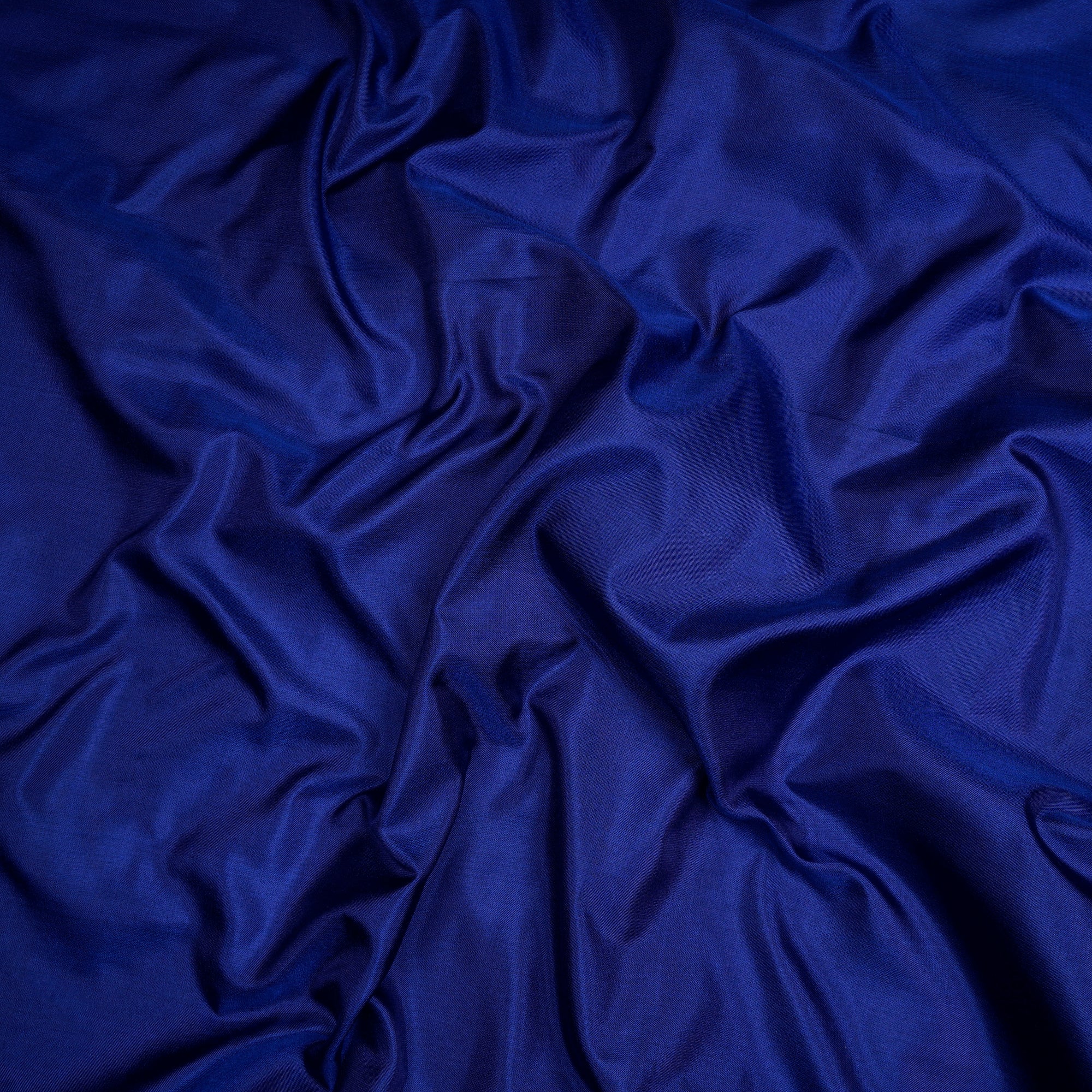 Dark Blue Color Bangalore Silk Fabric