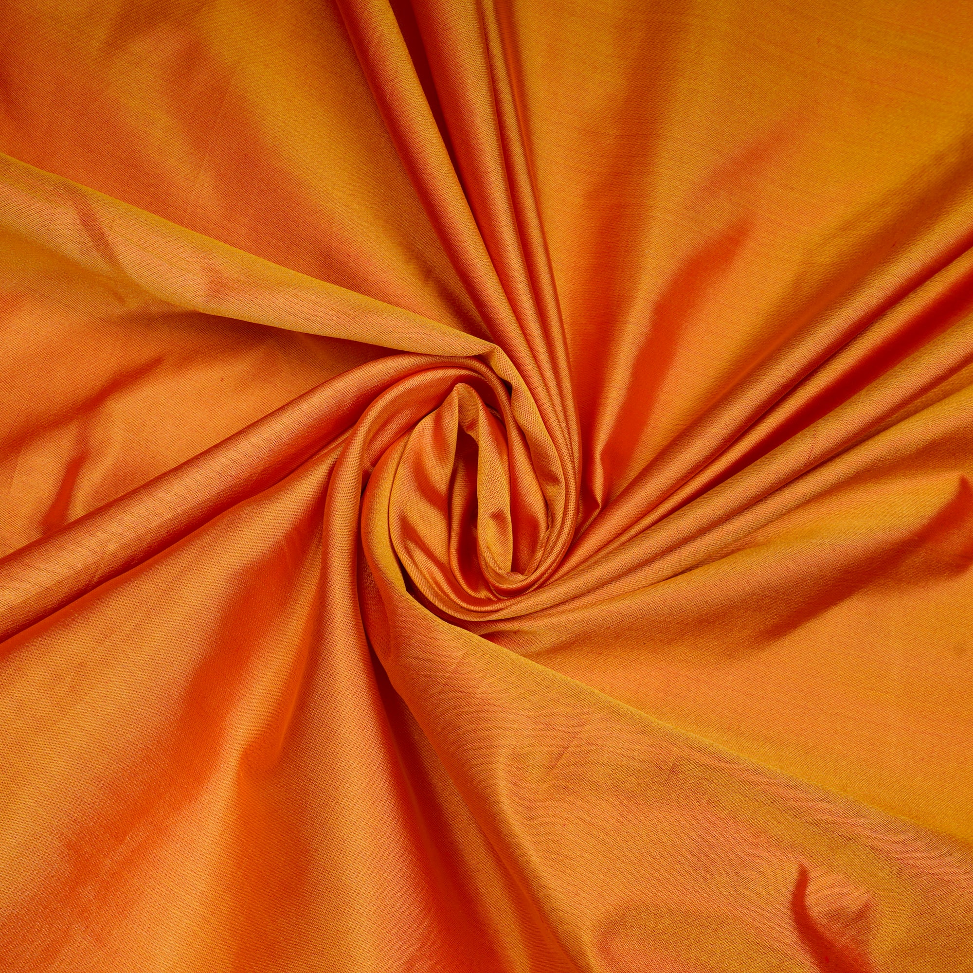 Red-Yellow Color Satin Silk Fabric