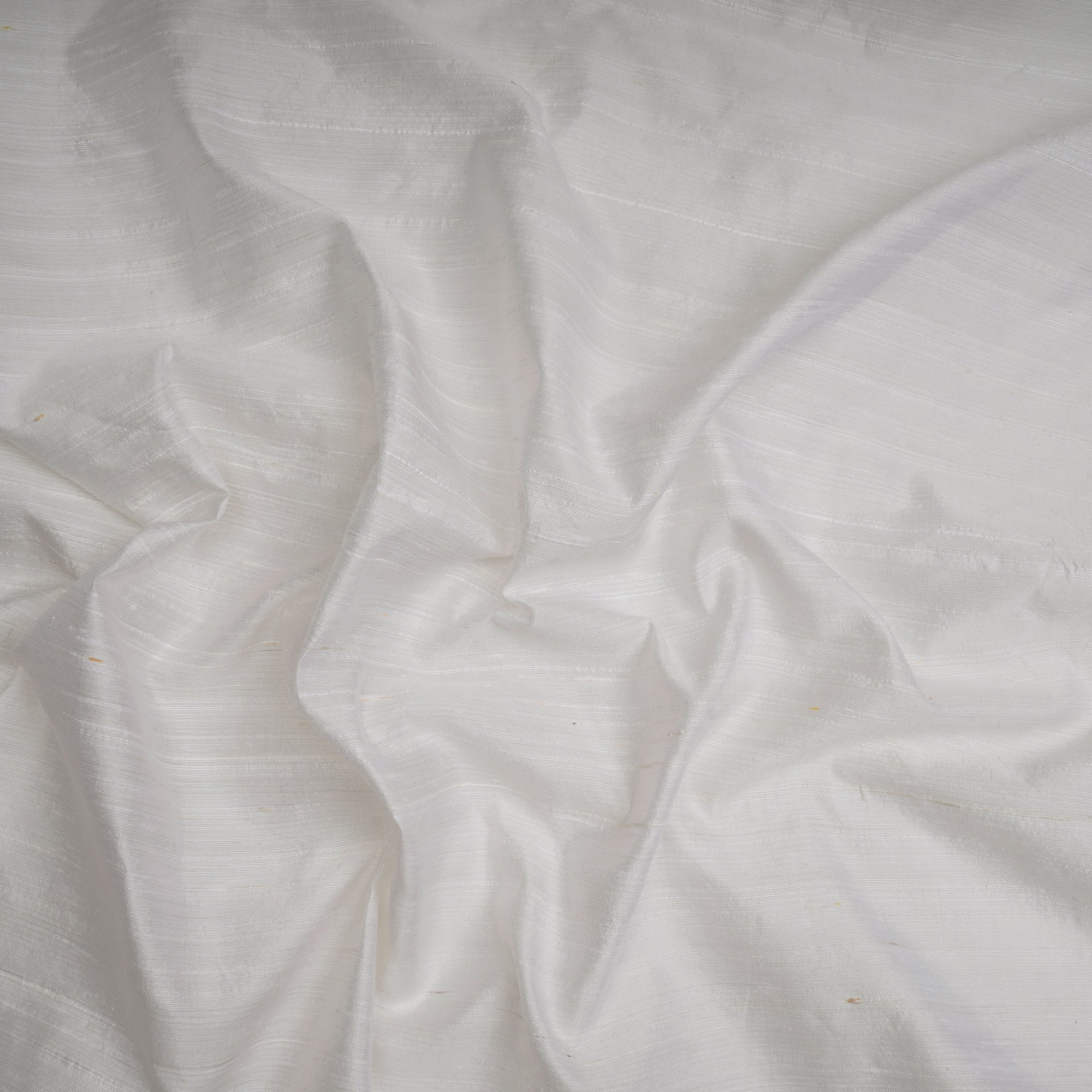 White Dyeable 90 GLM Dupion (Raw) Silk Fabric