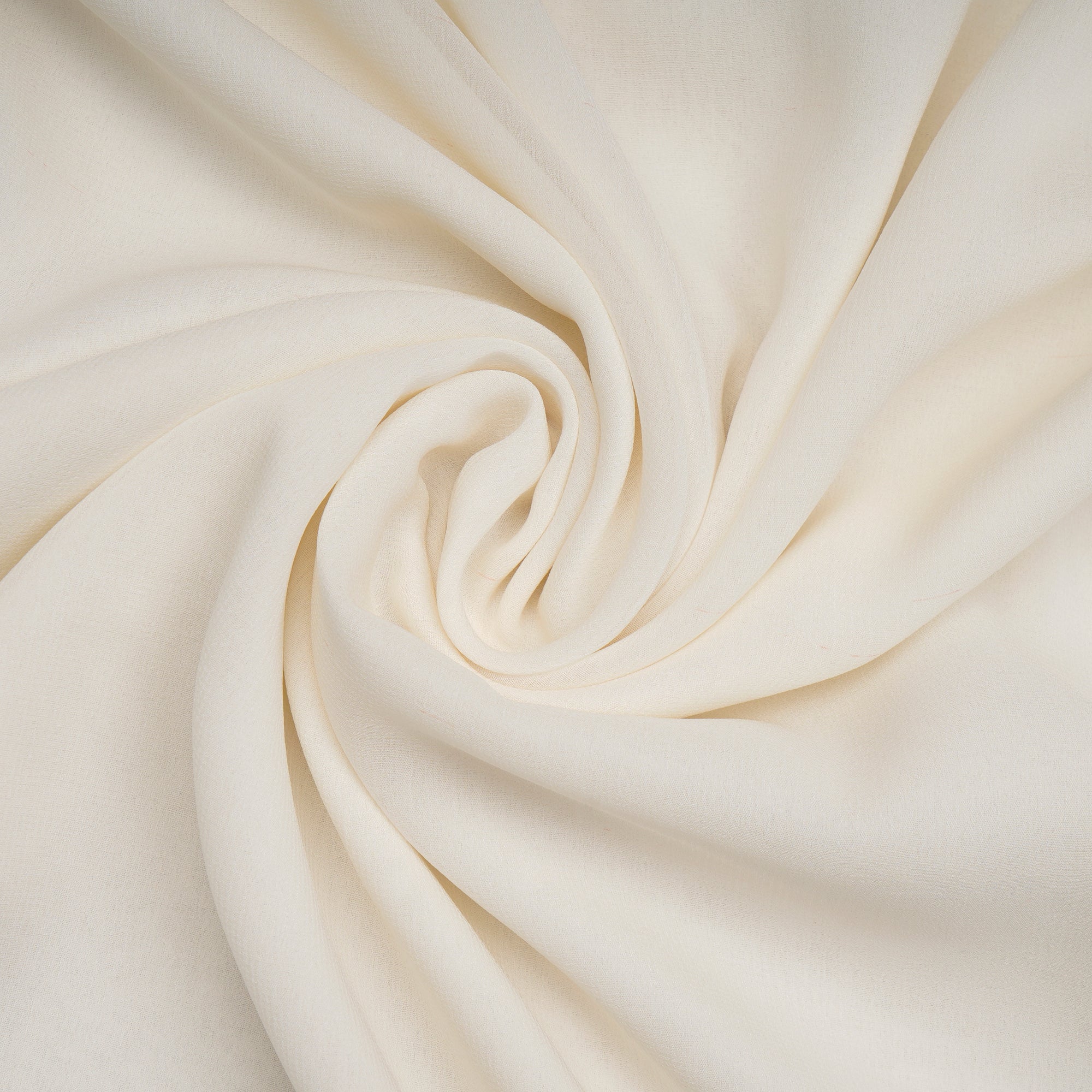 White Dyeable Fancy Georgette Silk Fabric