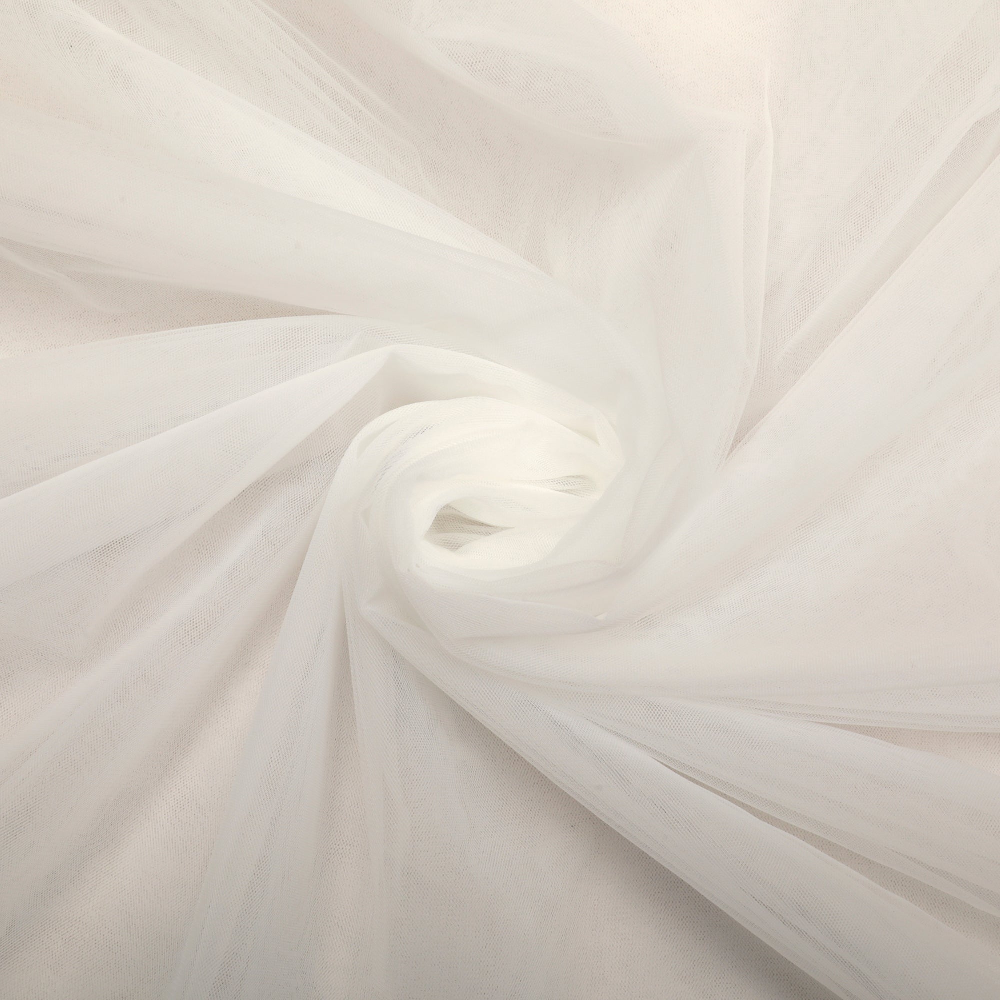 Cream Color Nude Fine Net Dyeable Fabric