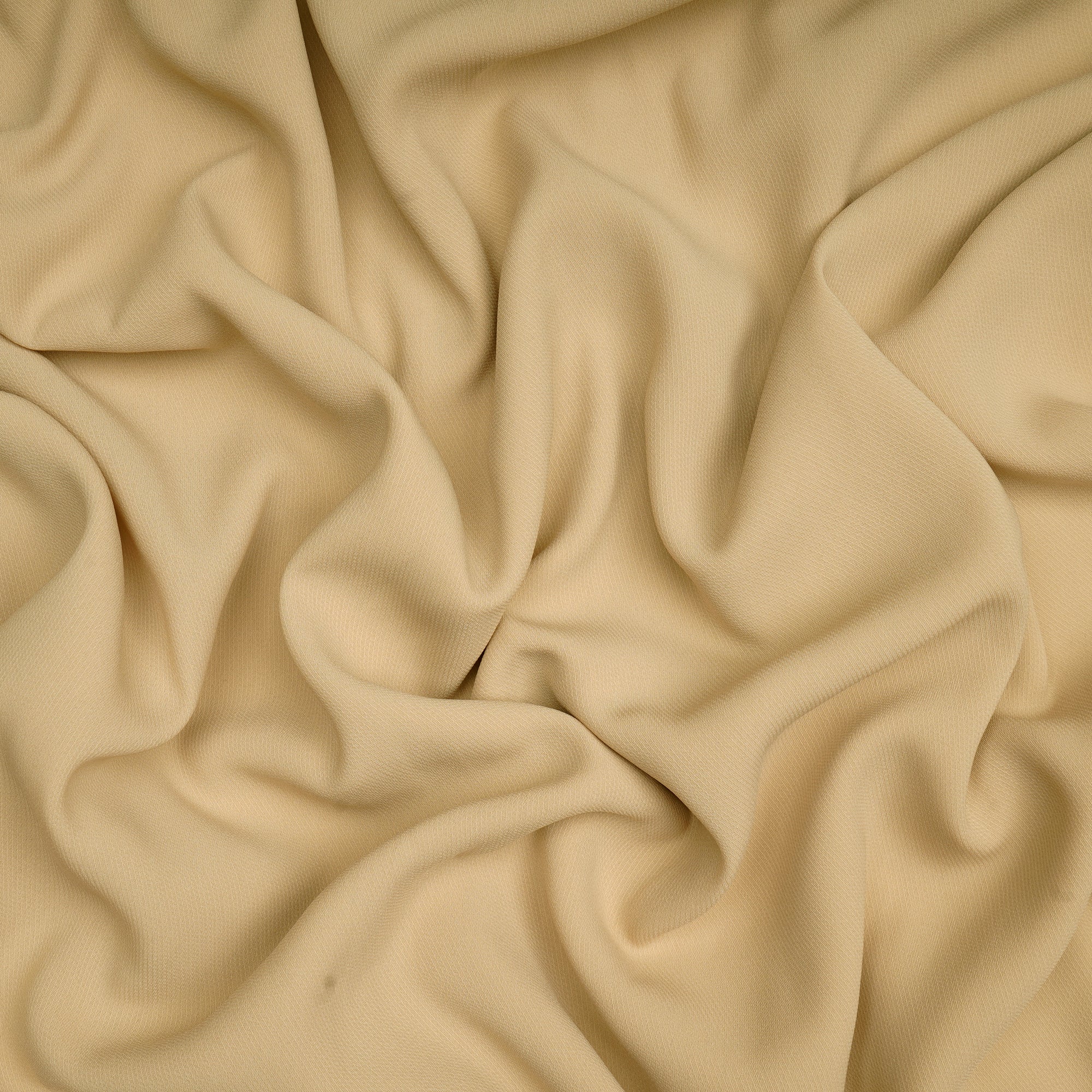Beige Color Polyester Georgette Twill Fabric