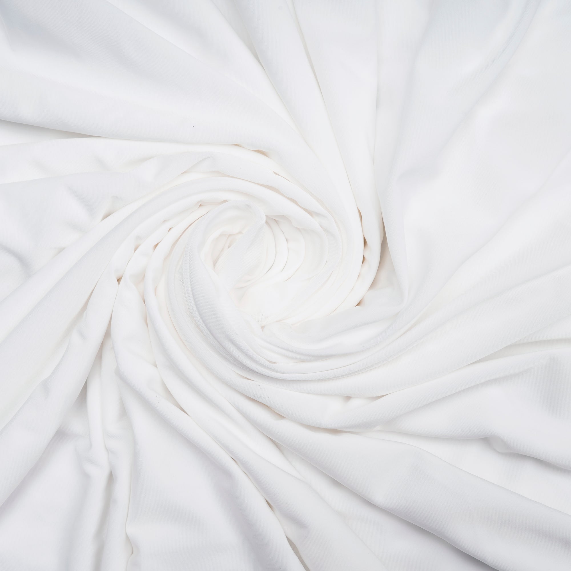 White Color Nylon Lycra Fabric