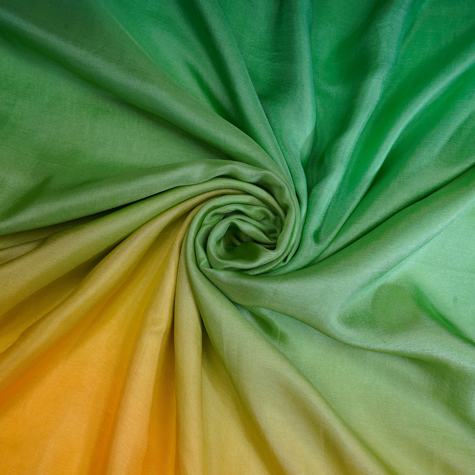 Multi Color Ombre Dyed Taby Silk Fabric