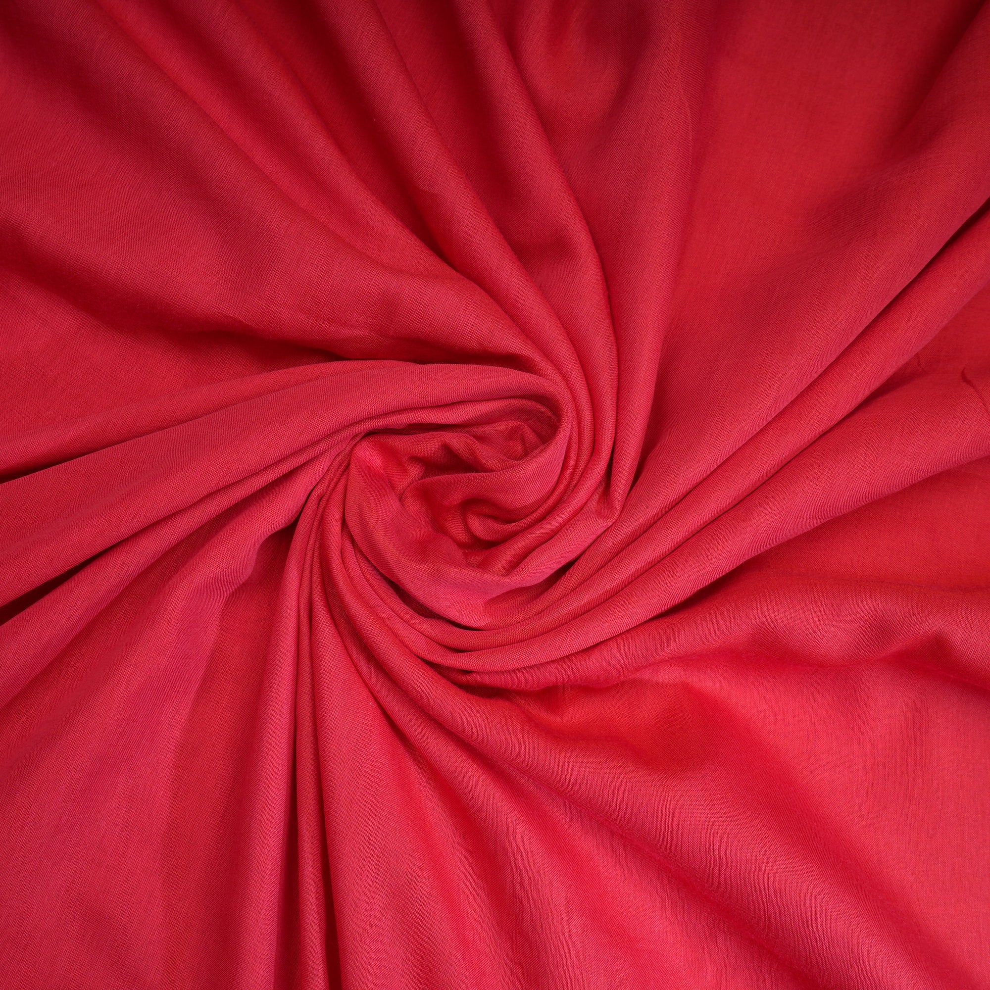 Red Color Cotton Silk Fabric