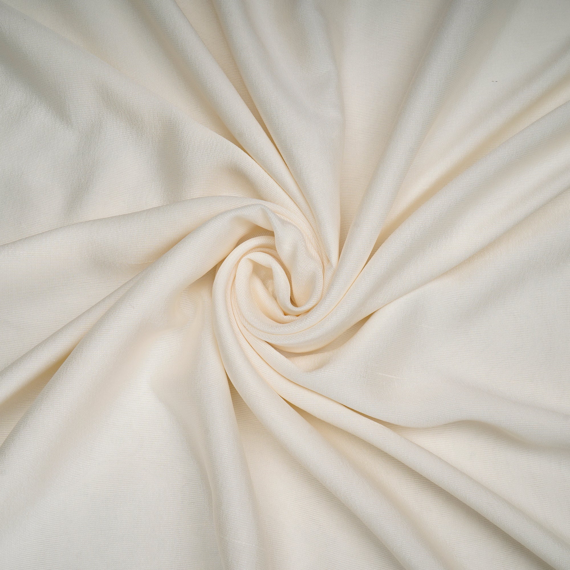 White Dyeable Plain Georgette Dobby Silk Fabric