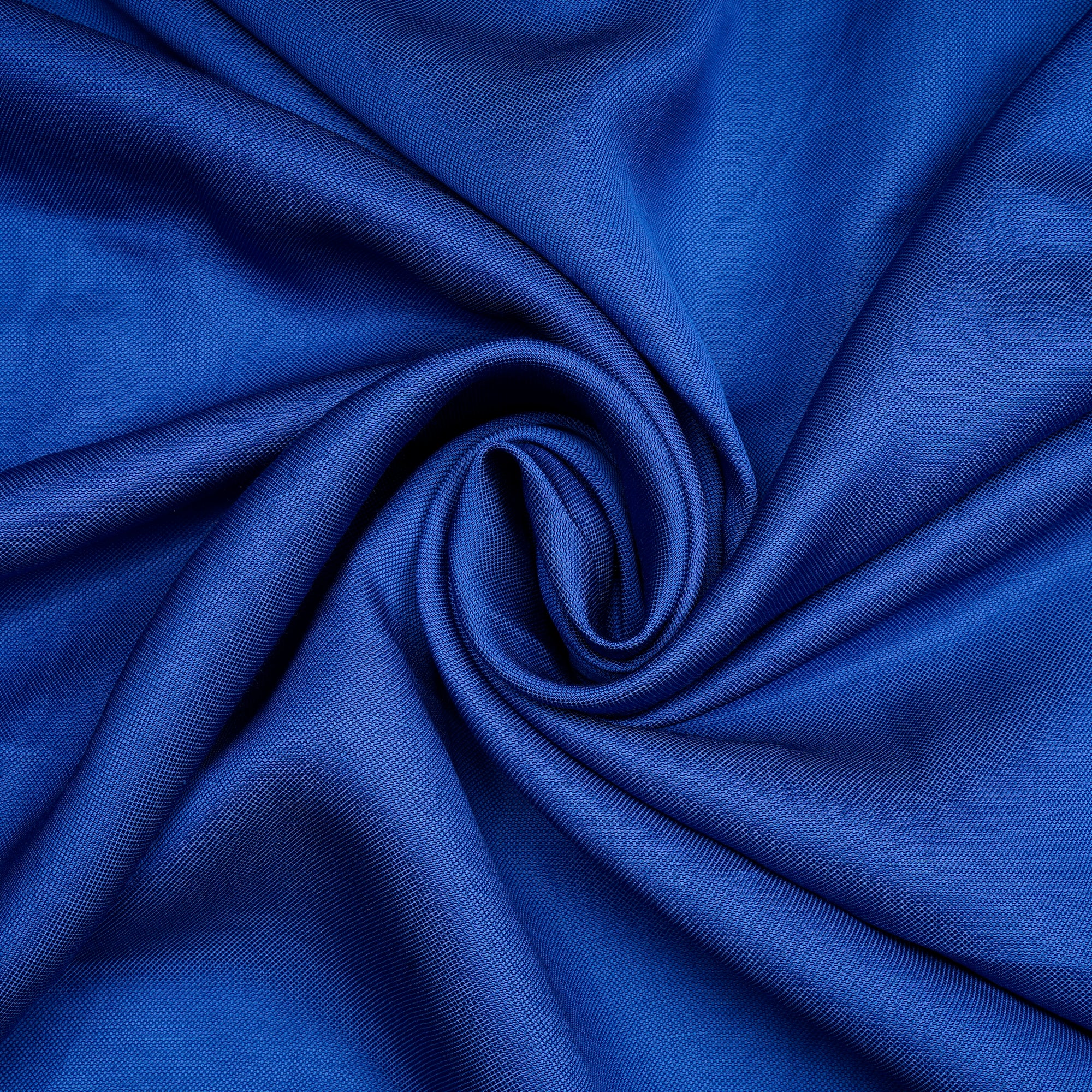 Royal Blue Color Viscose Linen Fabric