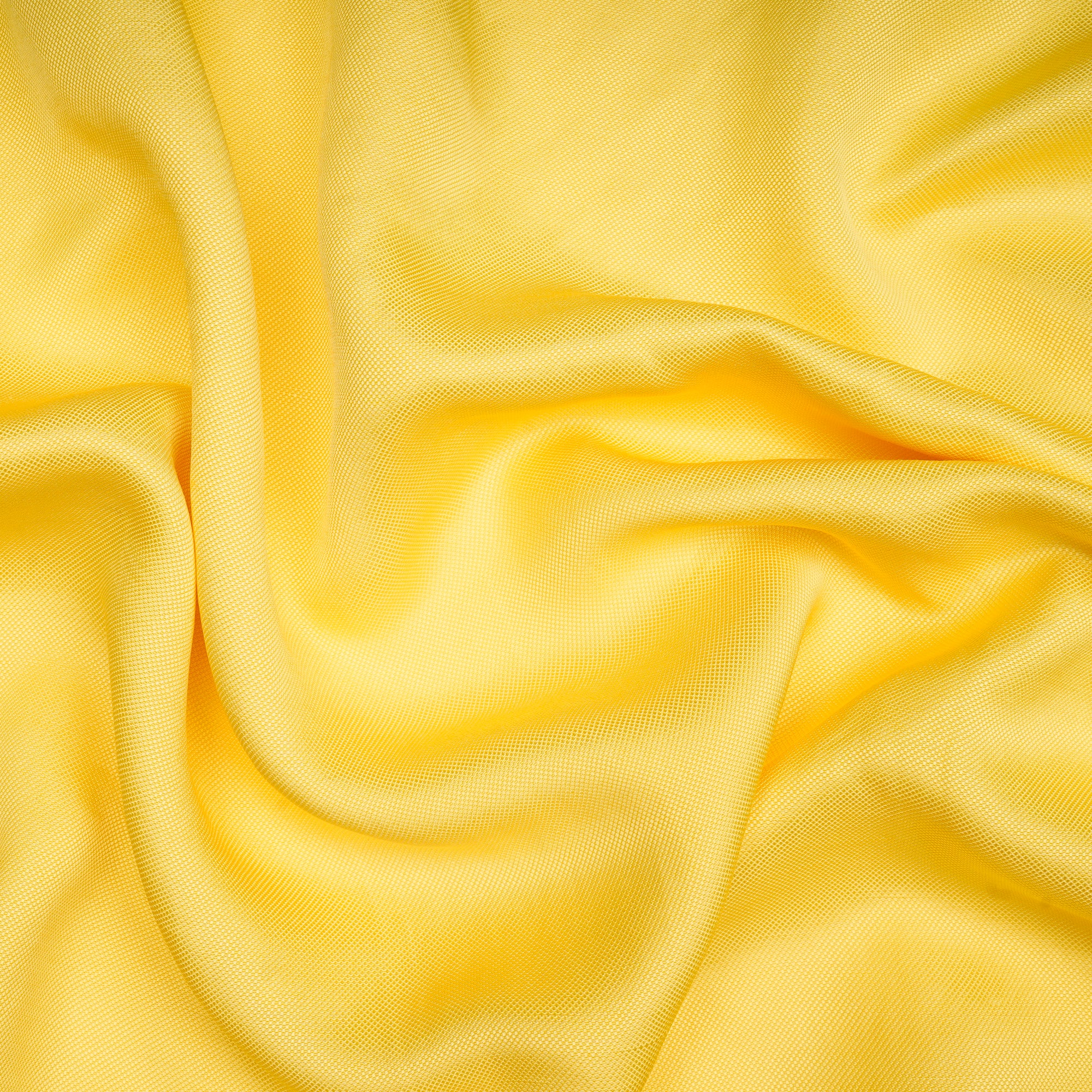 Yellow Color Viscose Linen Fabric
