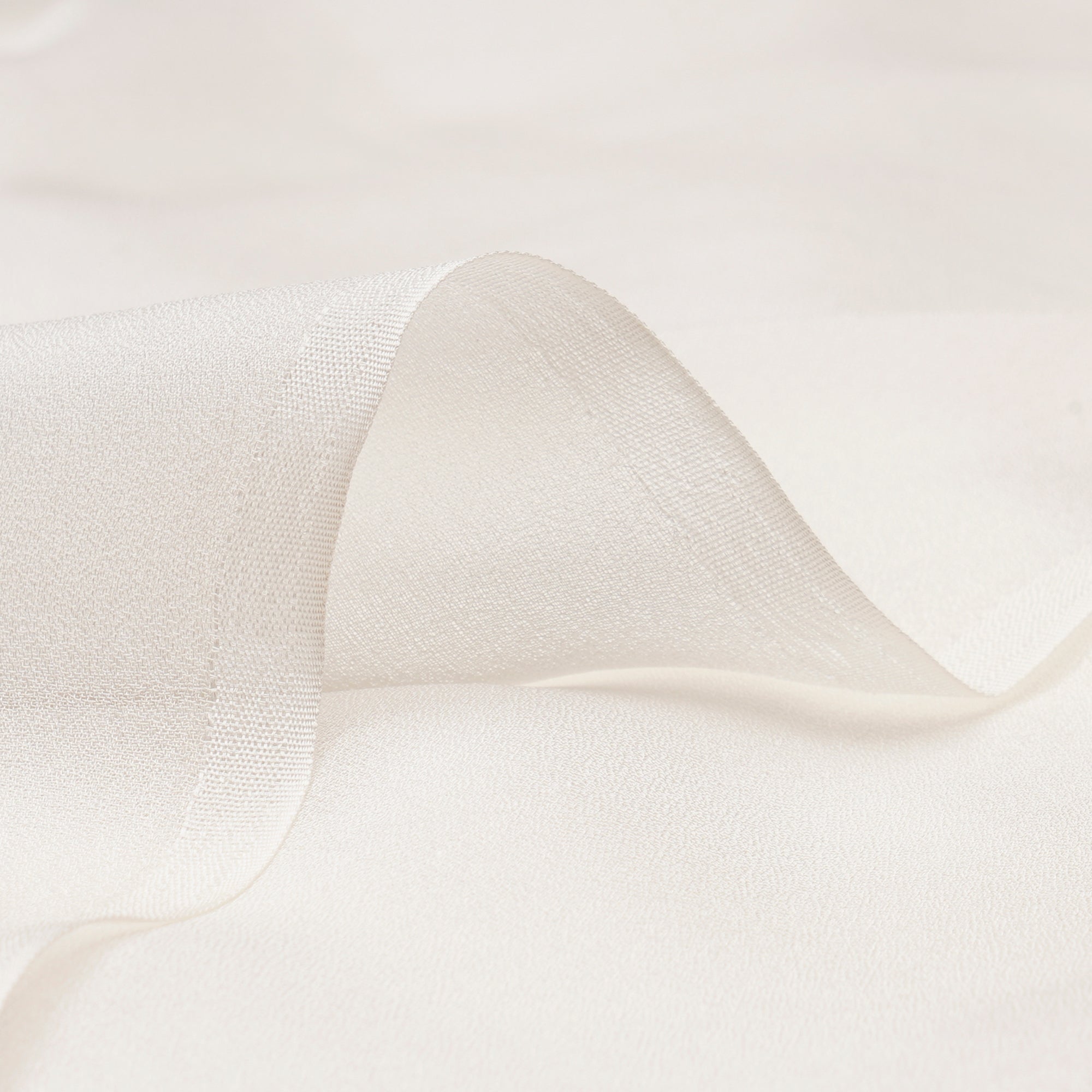 White Plain Dyeable Silk Fabric