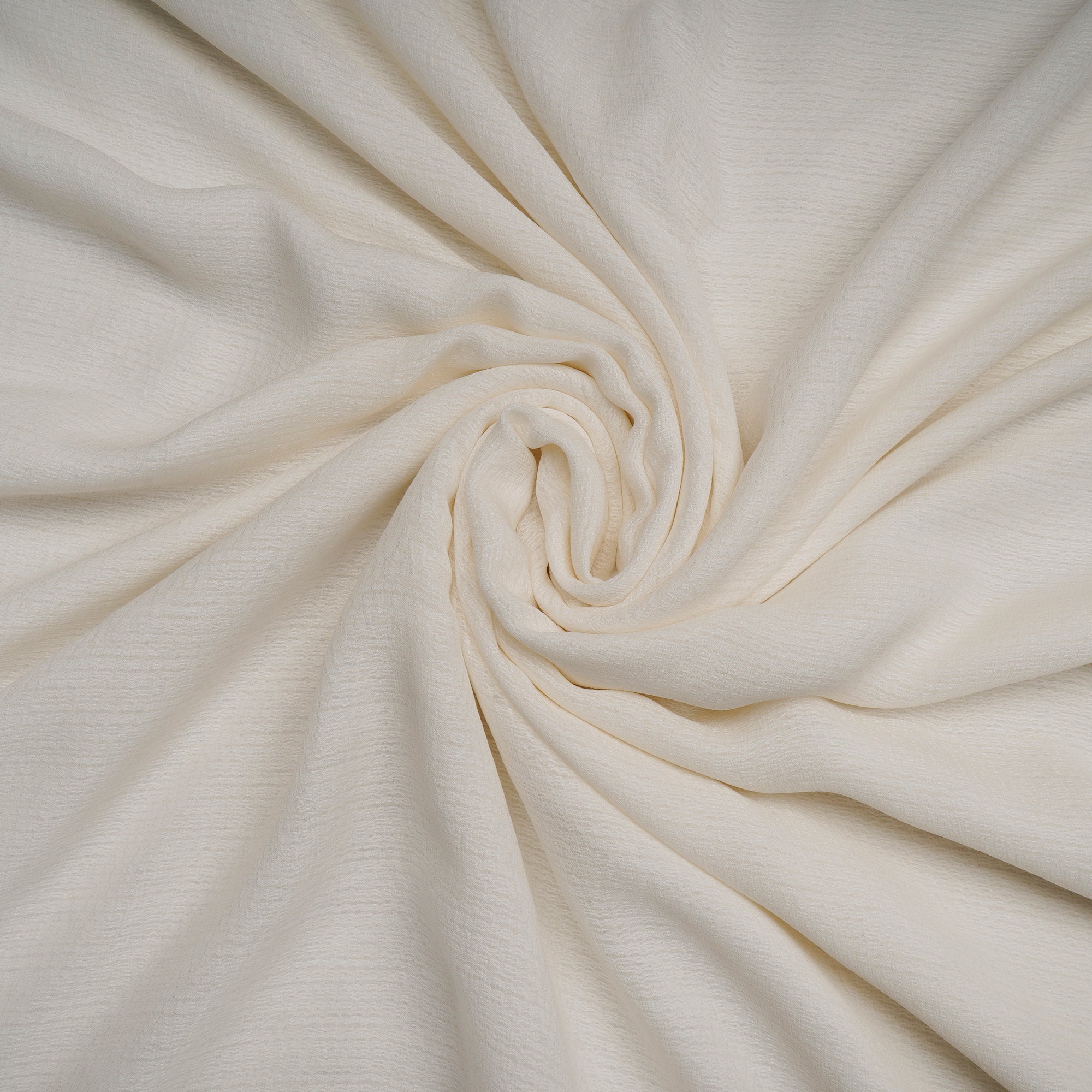 Off White Dyeable Dobby Silk Fabric