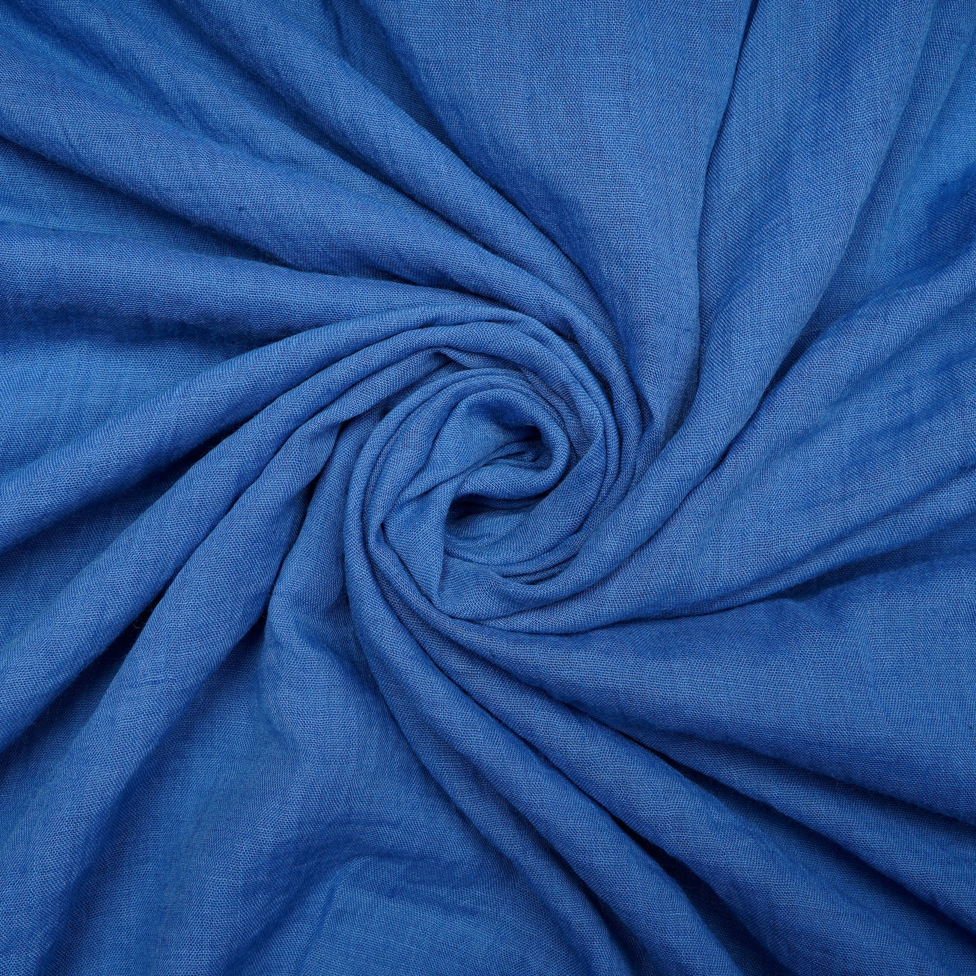 Blue Aster Premium Chambray Cheese Cotton Fabric
