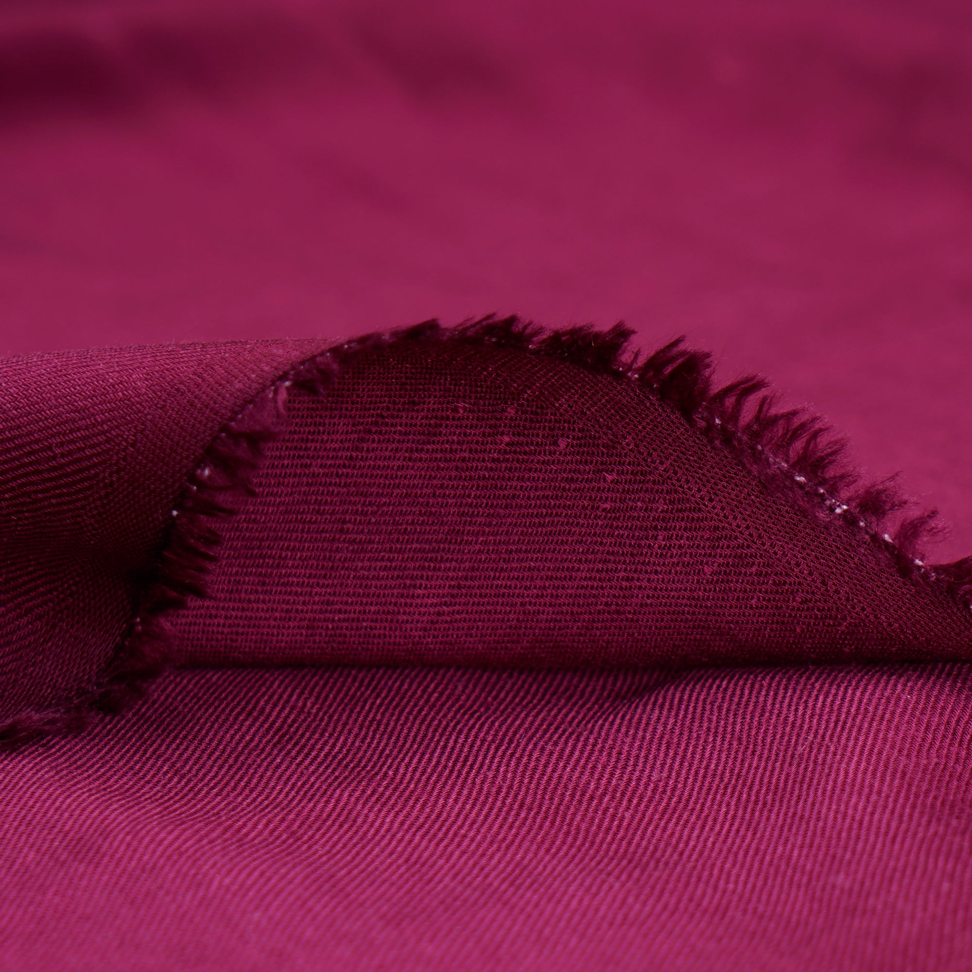 Boysenberry Color Viscose Satin Linen Fabric