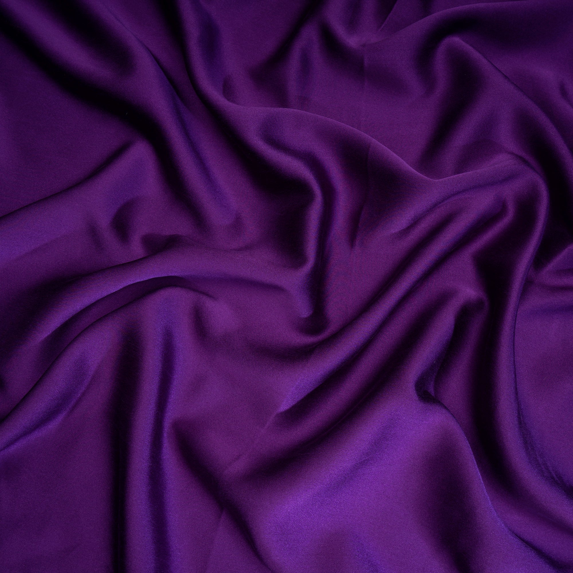 Purple Color Heavy Satin Silk Fabric