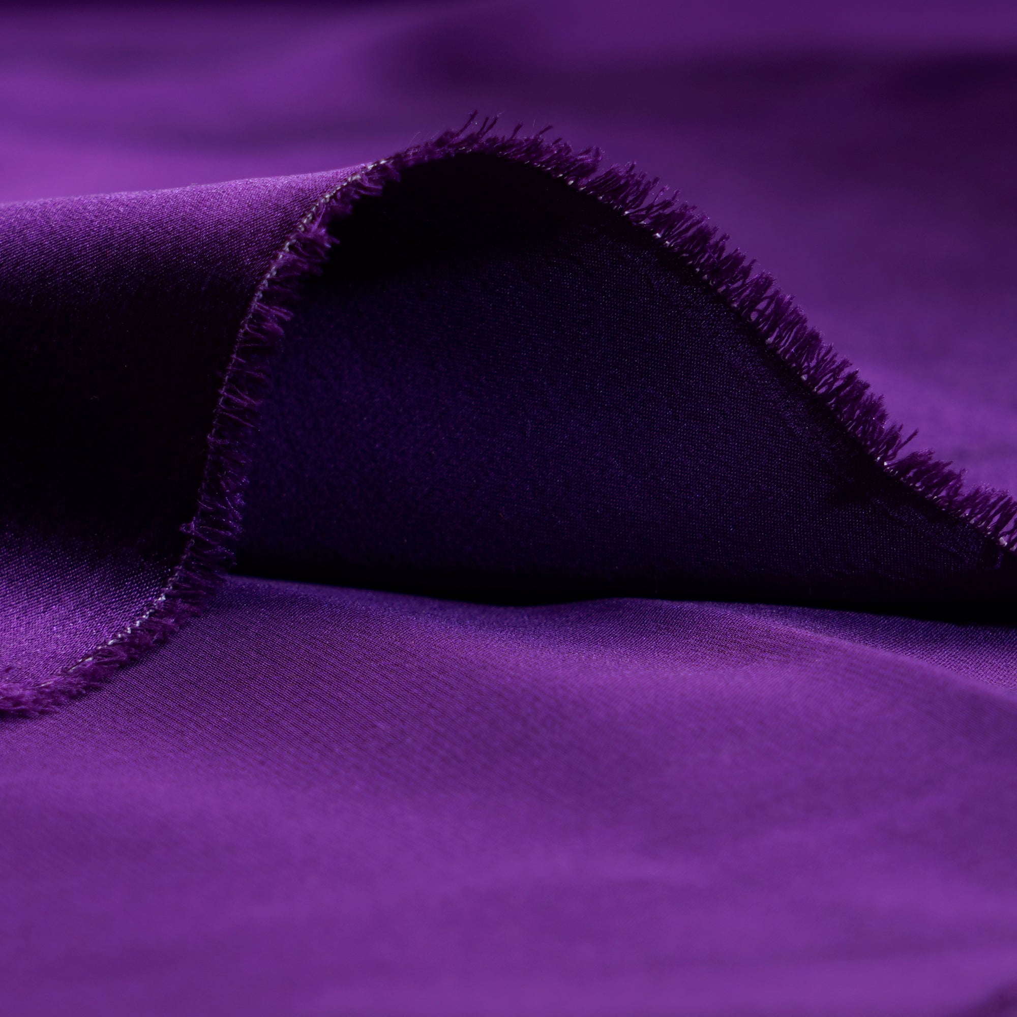 Purple Color Heavy Satin Silk Fabric