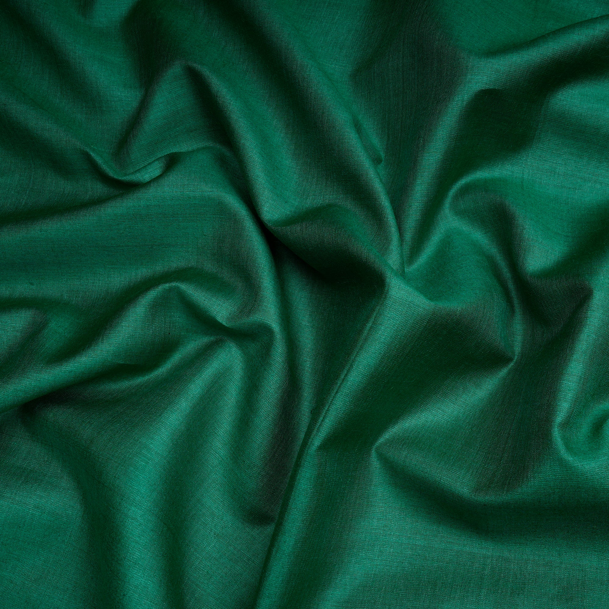 Mint Leaf Dyed Tusser Muga Silk Fabric