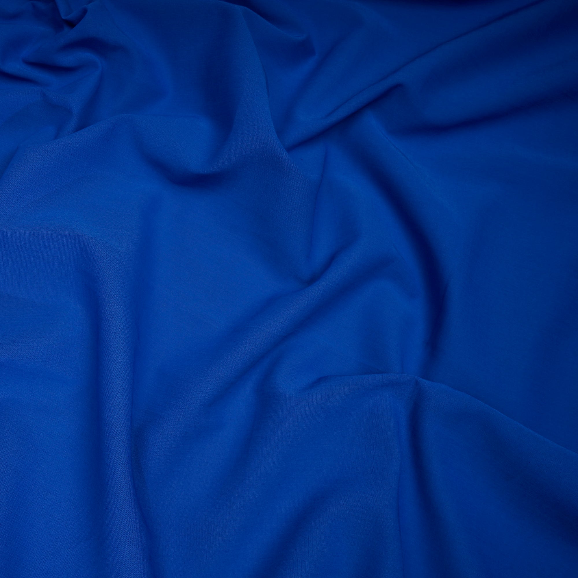 Blue Color Mill Dyed High Twist 2x2 Cotton Voile Fabric