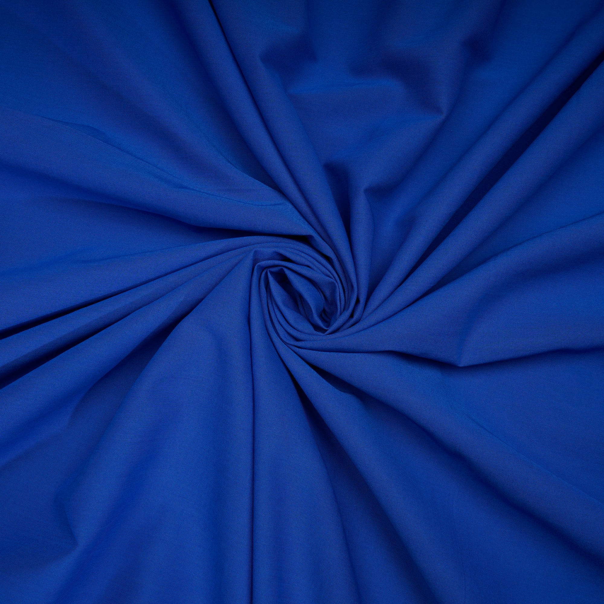 Blue Color Mill Dyed High Twist 2x2 Cotton Voile Fabric