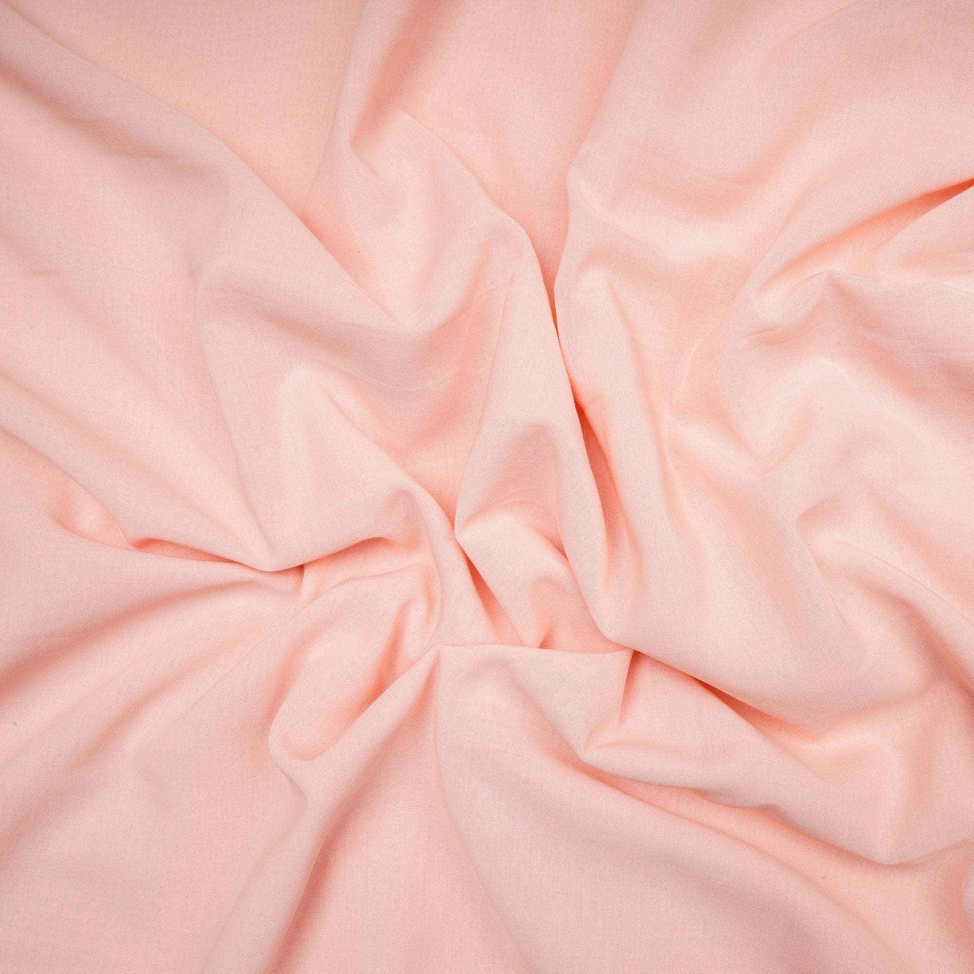 Gossamer Pink Piece Dyed High Twist 2x2 Cotton Voile Fabric