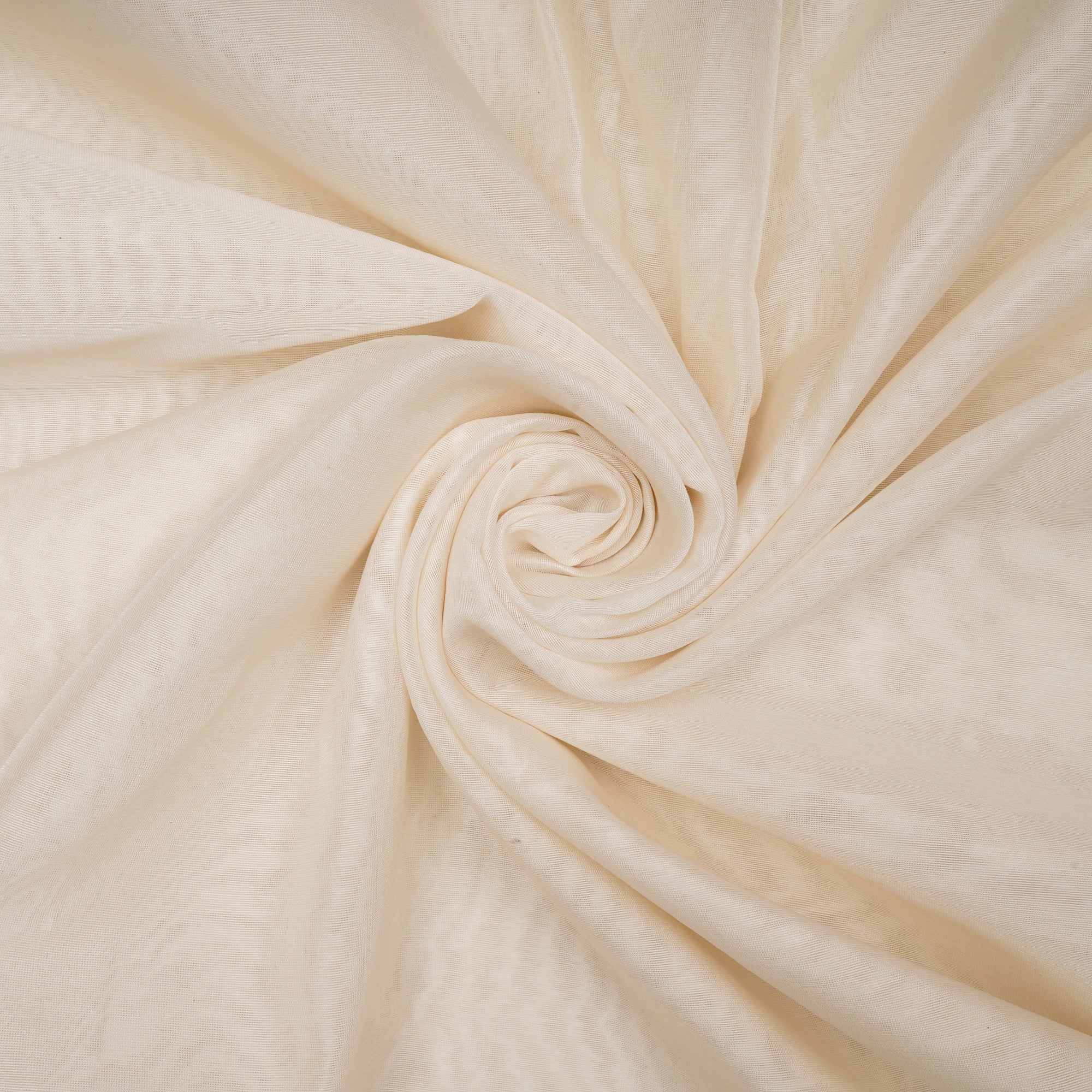 White Plain Dyeable Viscose Chanderi Fabric