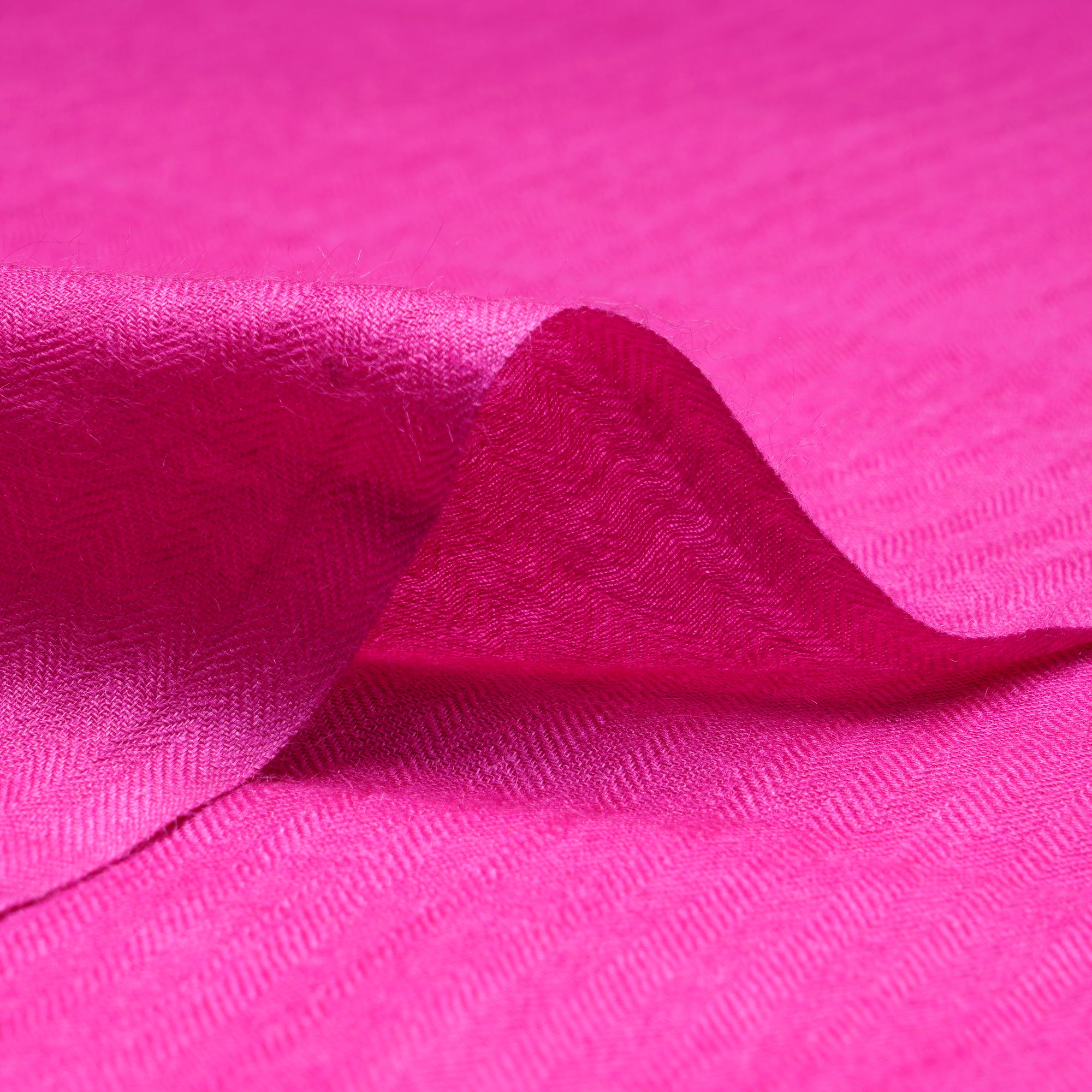 Pink Color Piece Dyed Pashmina Silk Fabric
