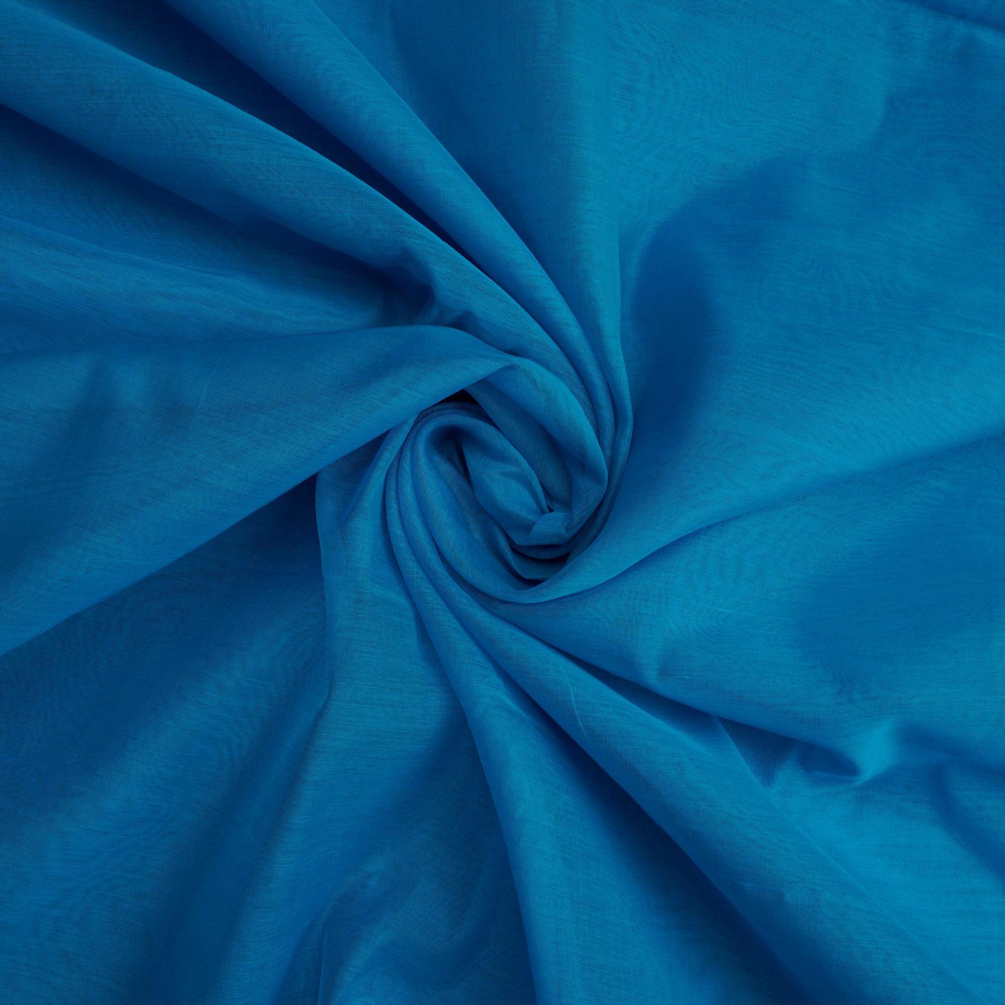 Light Blue Color Yarn Dyed Fine Chanderi Fabric