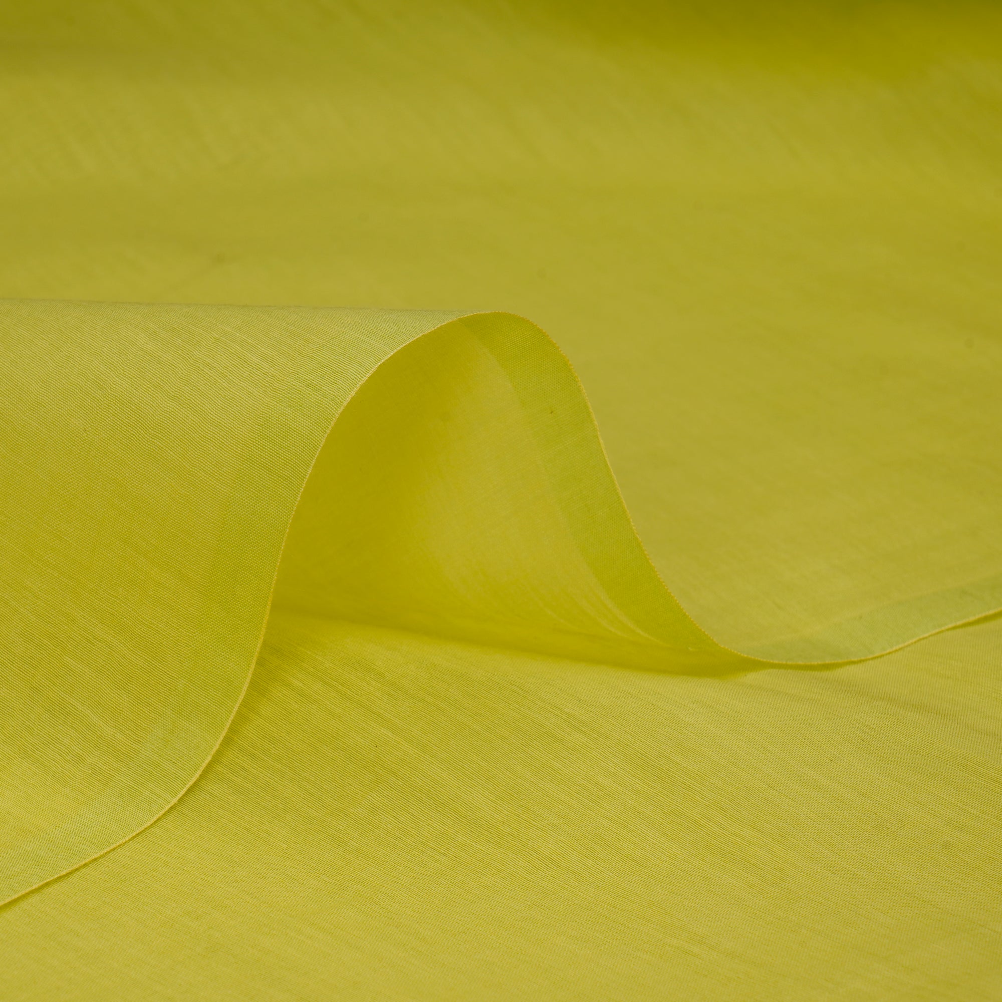 Sunny Lime Piece Dyed Fine Pure Chanderi Fabric
