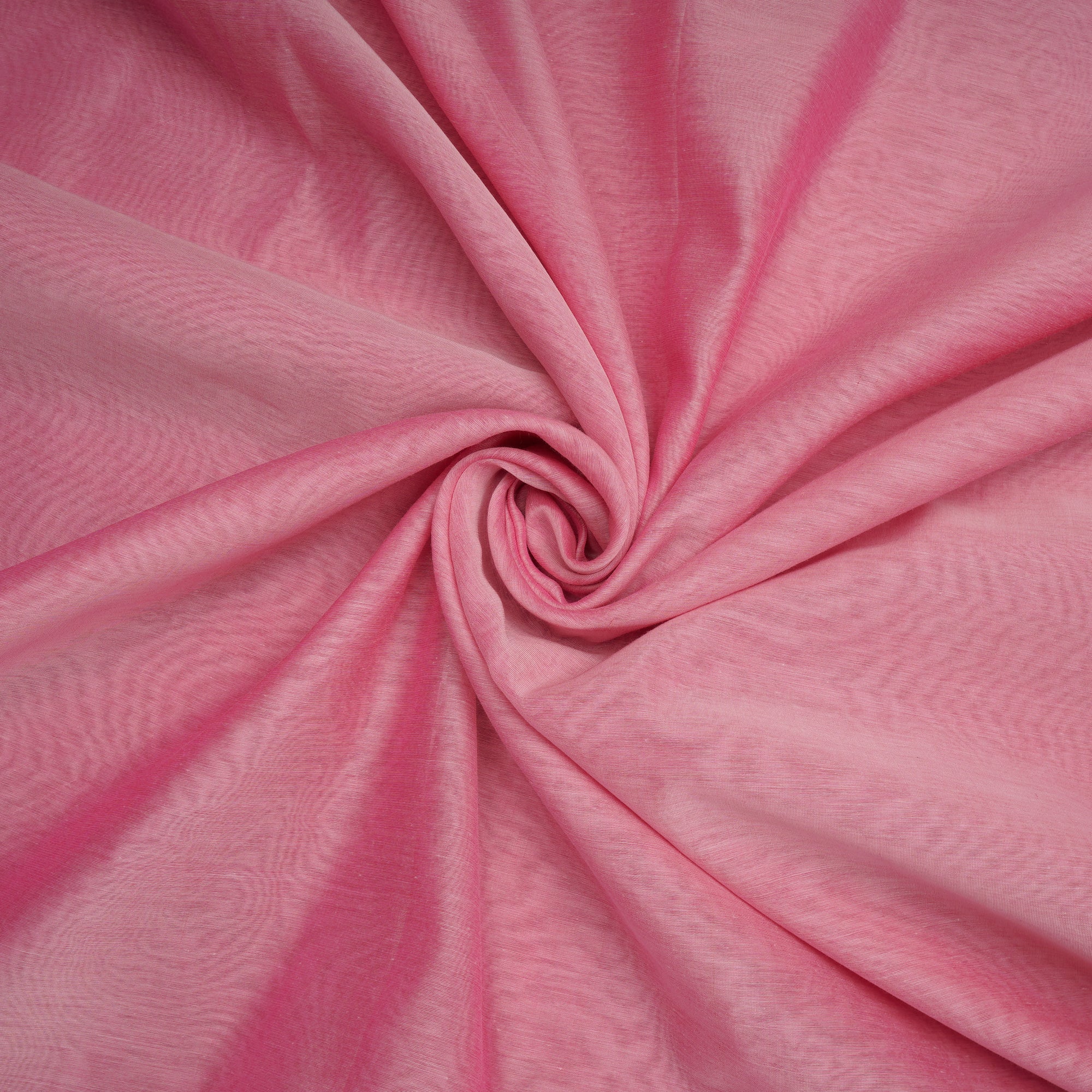 Baby Pink Piece Dyed Fine Pure Chanderi Fabric